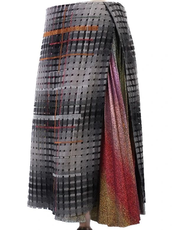 Excellent Marco de Vincenzo Checked Skirt Combined Colors Polyester Women