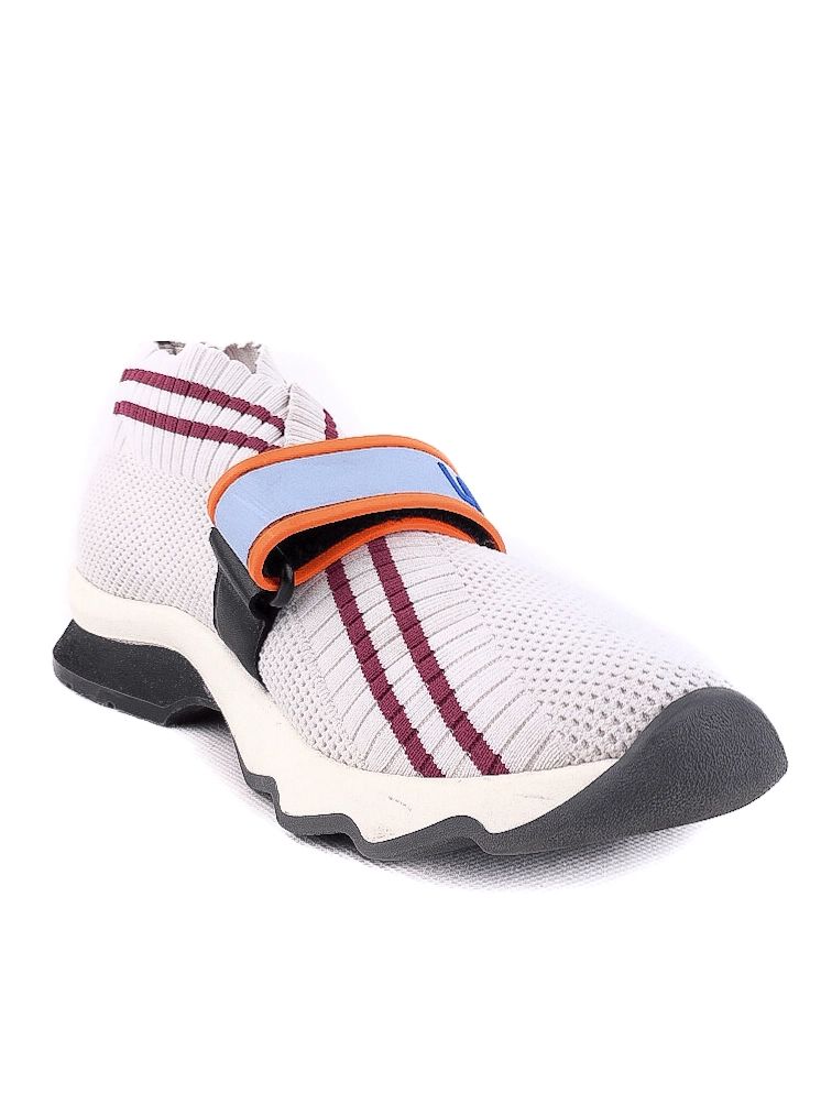 Perfect Fendi White Sneakers with Red Stripes Size 37 Women