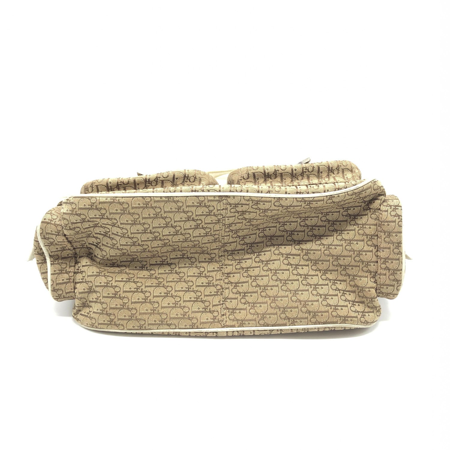 Dior Trotter Monogram Canvas Shoulder Bag