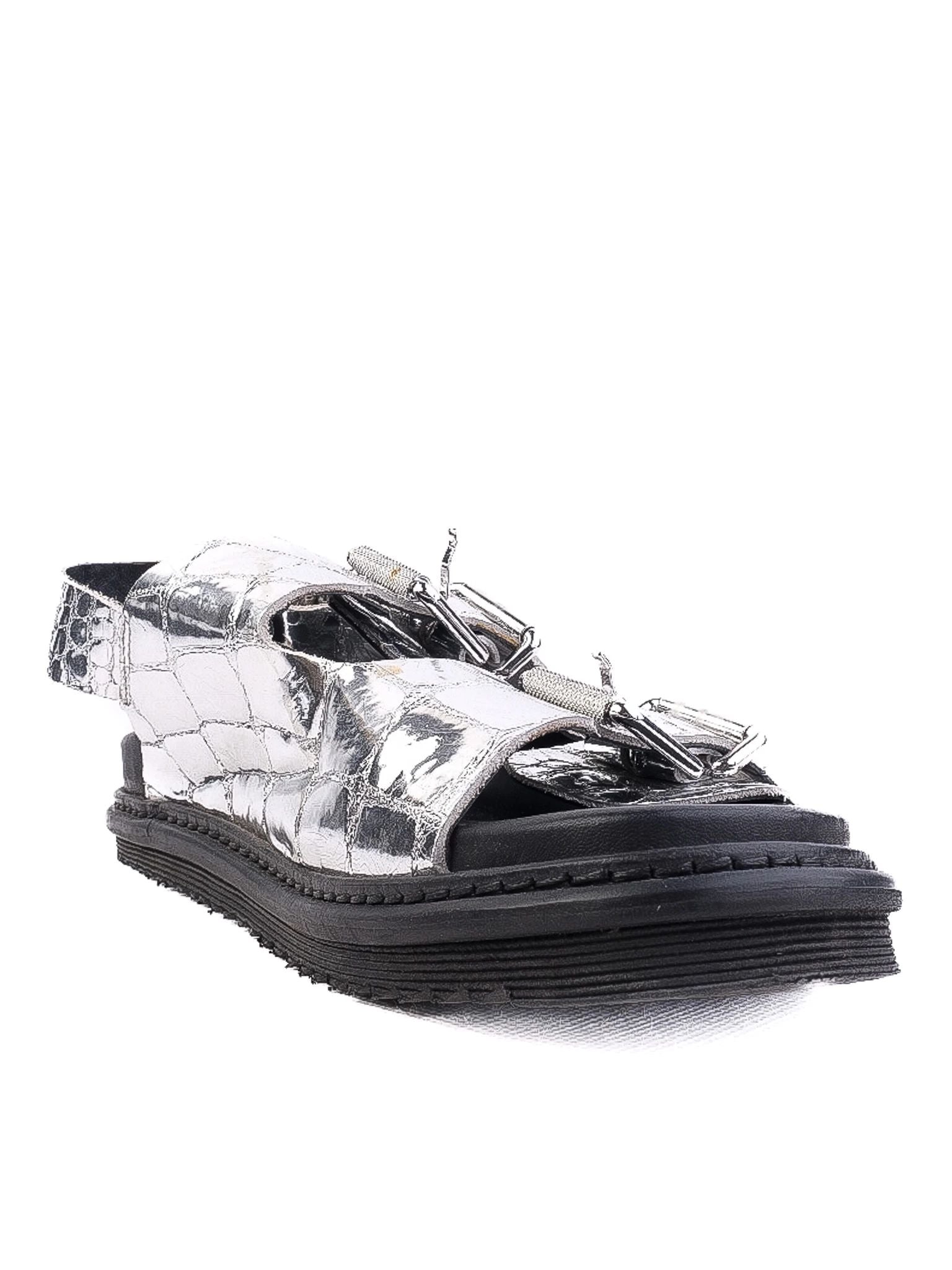 Excellent Zadig&Voltaire Gray Leather Sandals Size 37