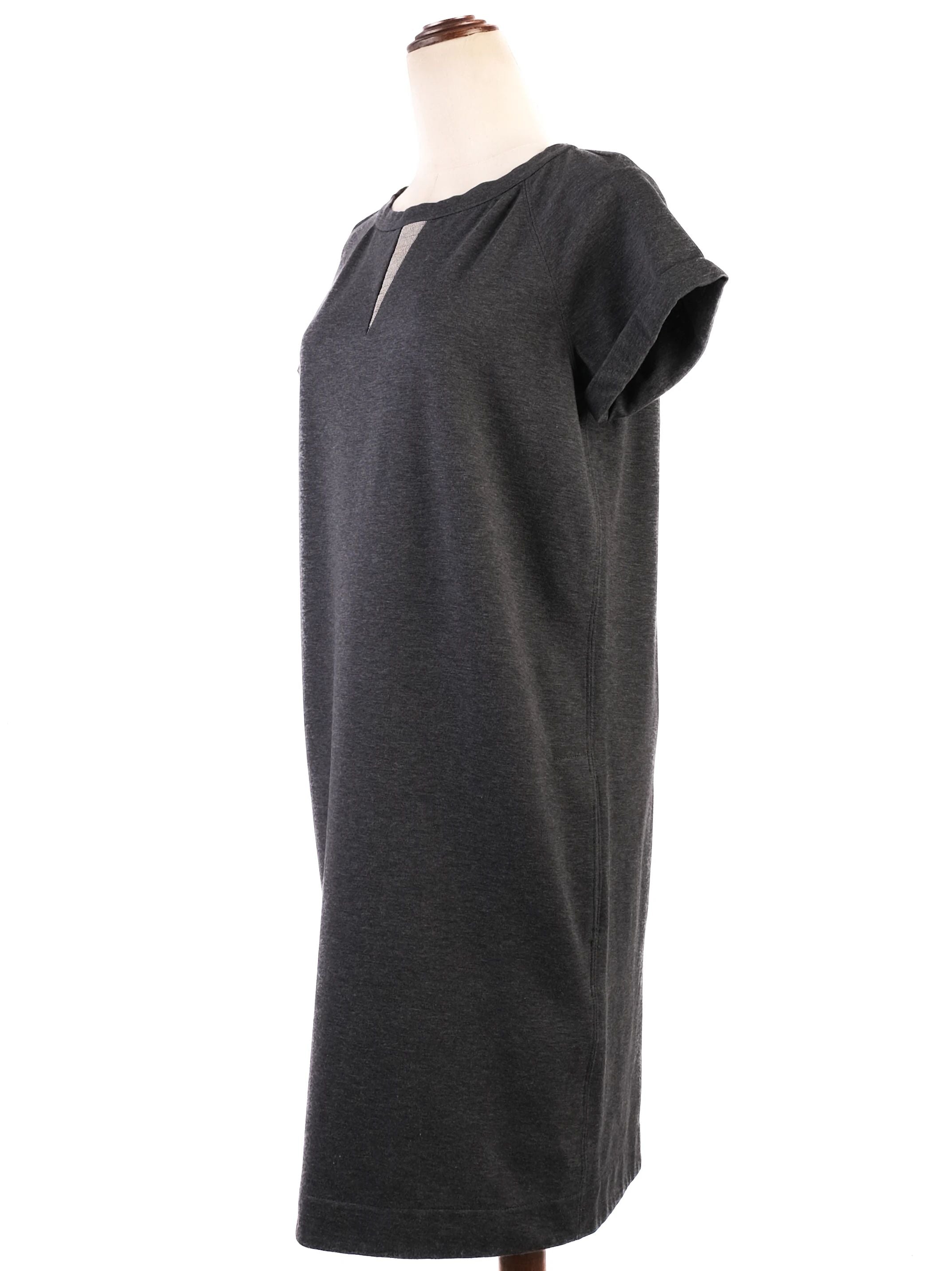 Brunello Cucinelli Gray Dress Elastane Size S Excellent Condition