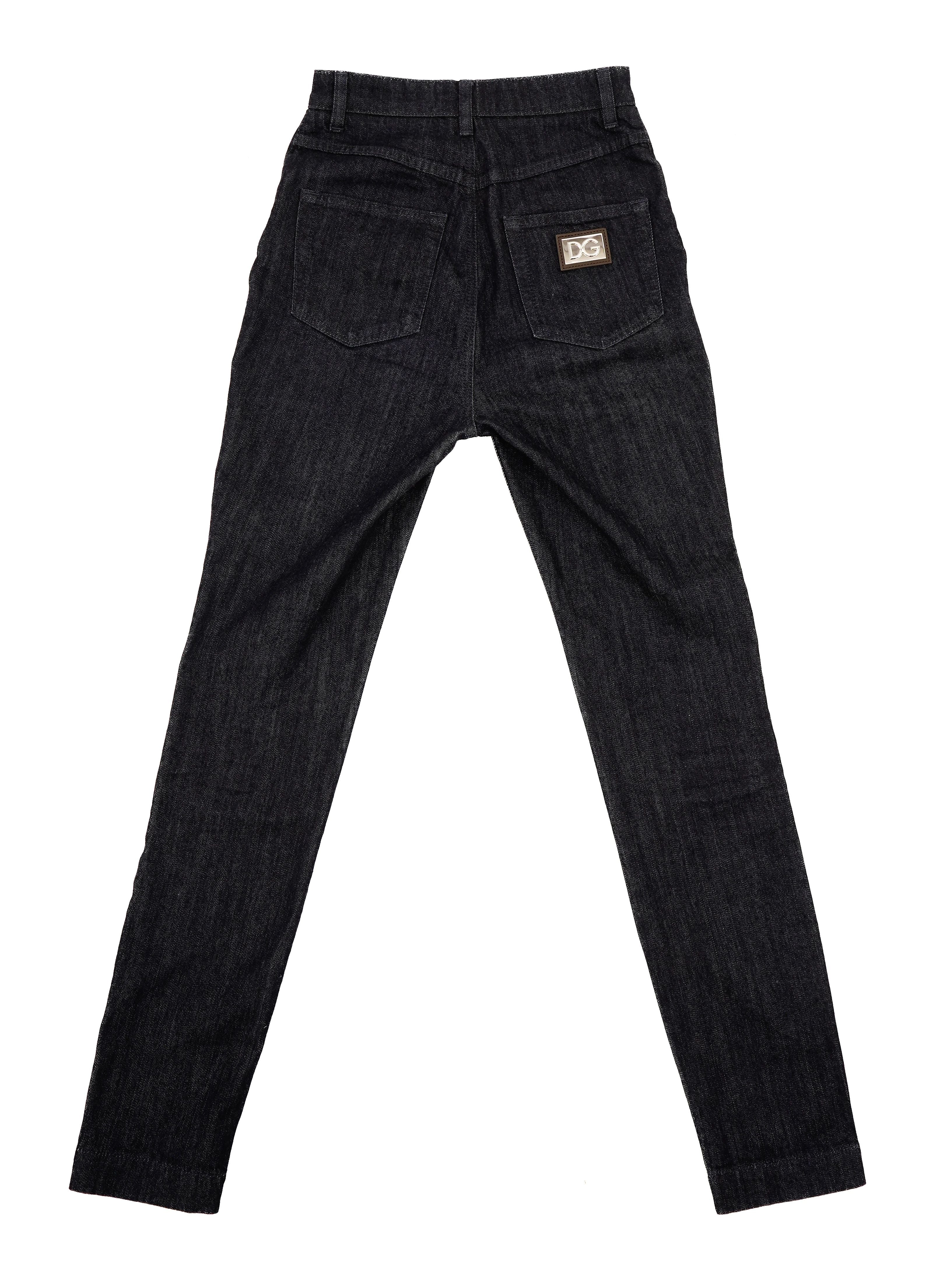 Perfect Dolce Gabbana Dark Denim Jeans Blue XS Women