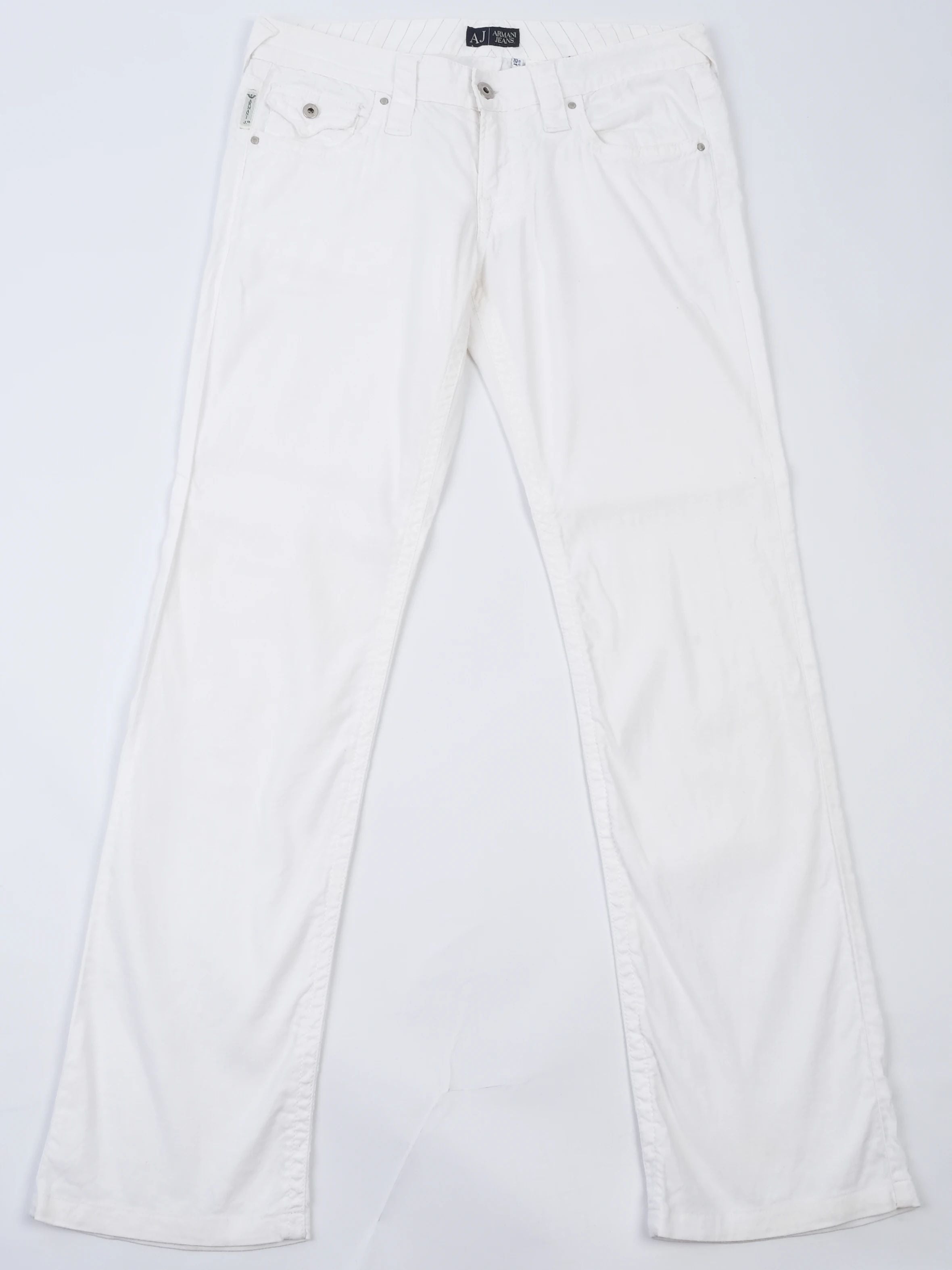 Excellent Armani Jeans White Viscose Women&