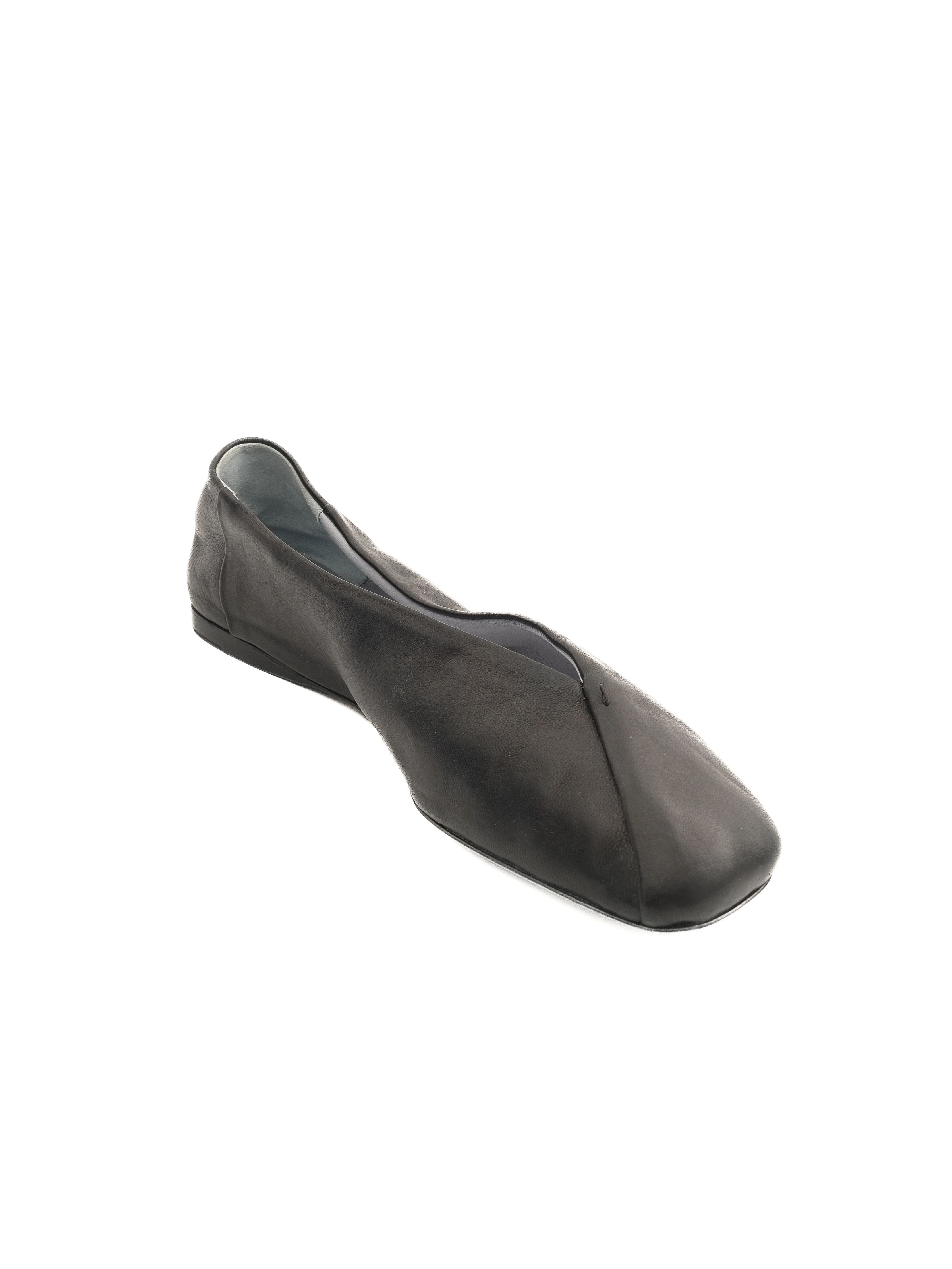 Max Mara Black Leather Shoes Size 37 Excellent Condition