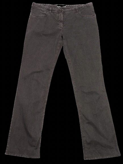 Excellent Prada Gray Cotton Pants Size M for Women