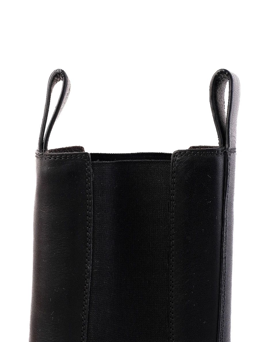 Excellent Bottega Veneta Black Leather Chelsea Boots Size 38
