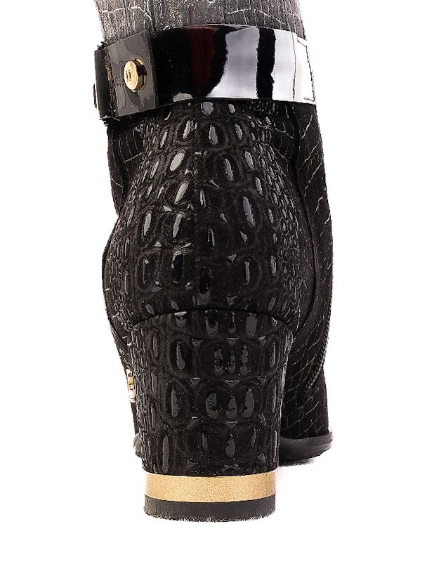 Excellent Renzoni Black Leather Knee-High Boots Size 36.5