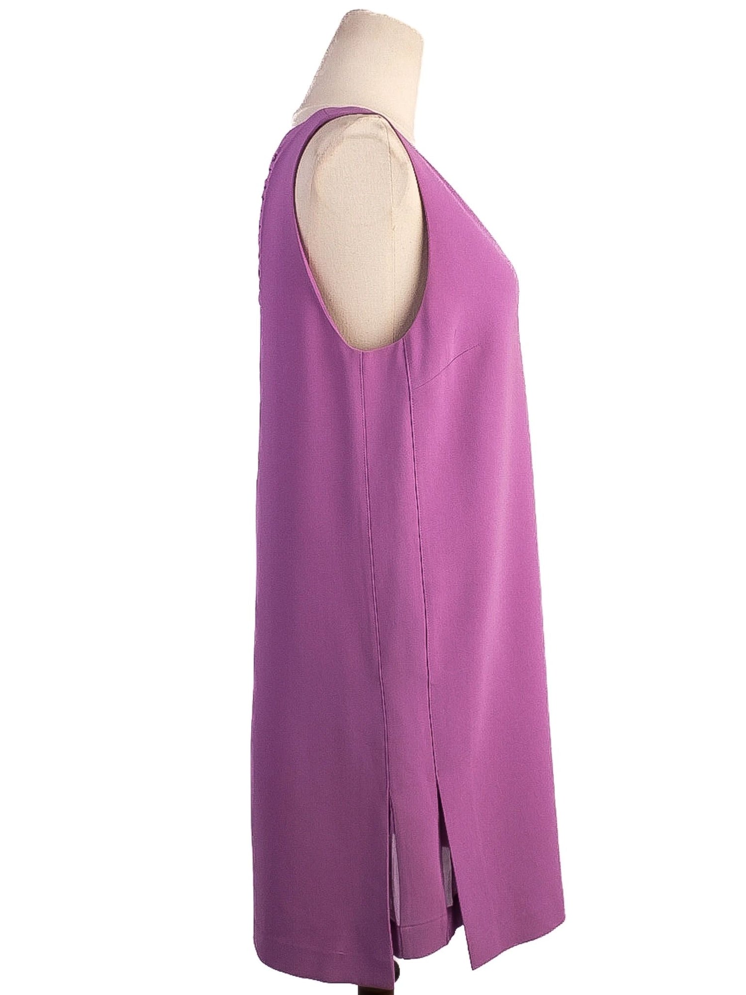 Excellent Robert Rodriguez Purple Sleeveless Dress Size M