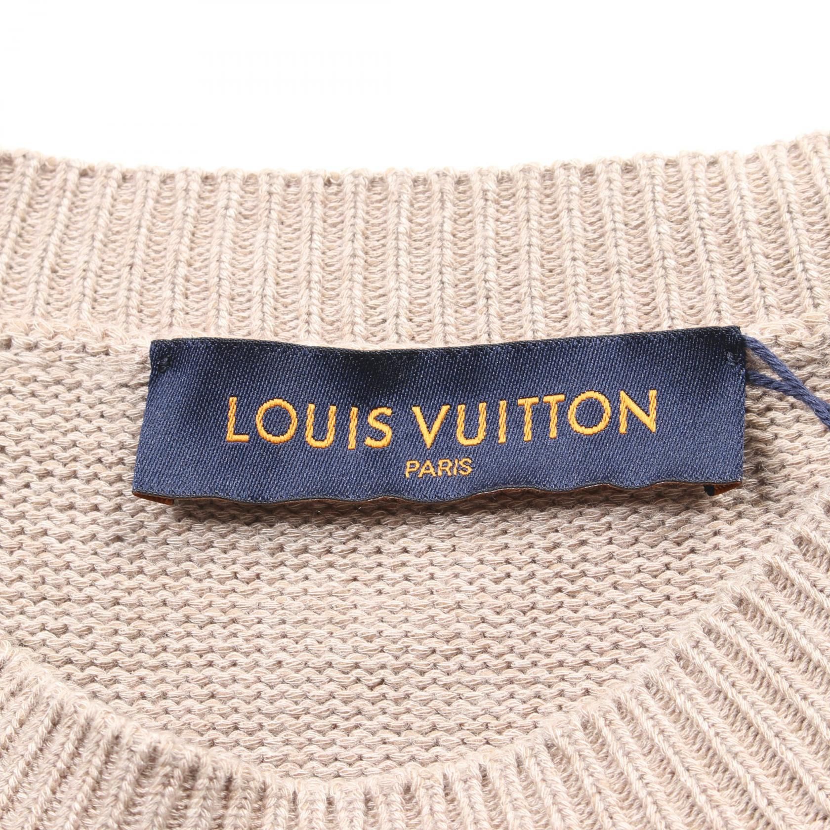Louis Vuitton Fair Isle Patchwork Beige Multicolor Knit
