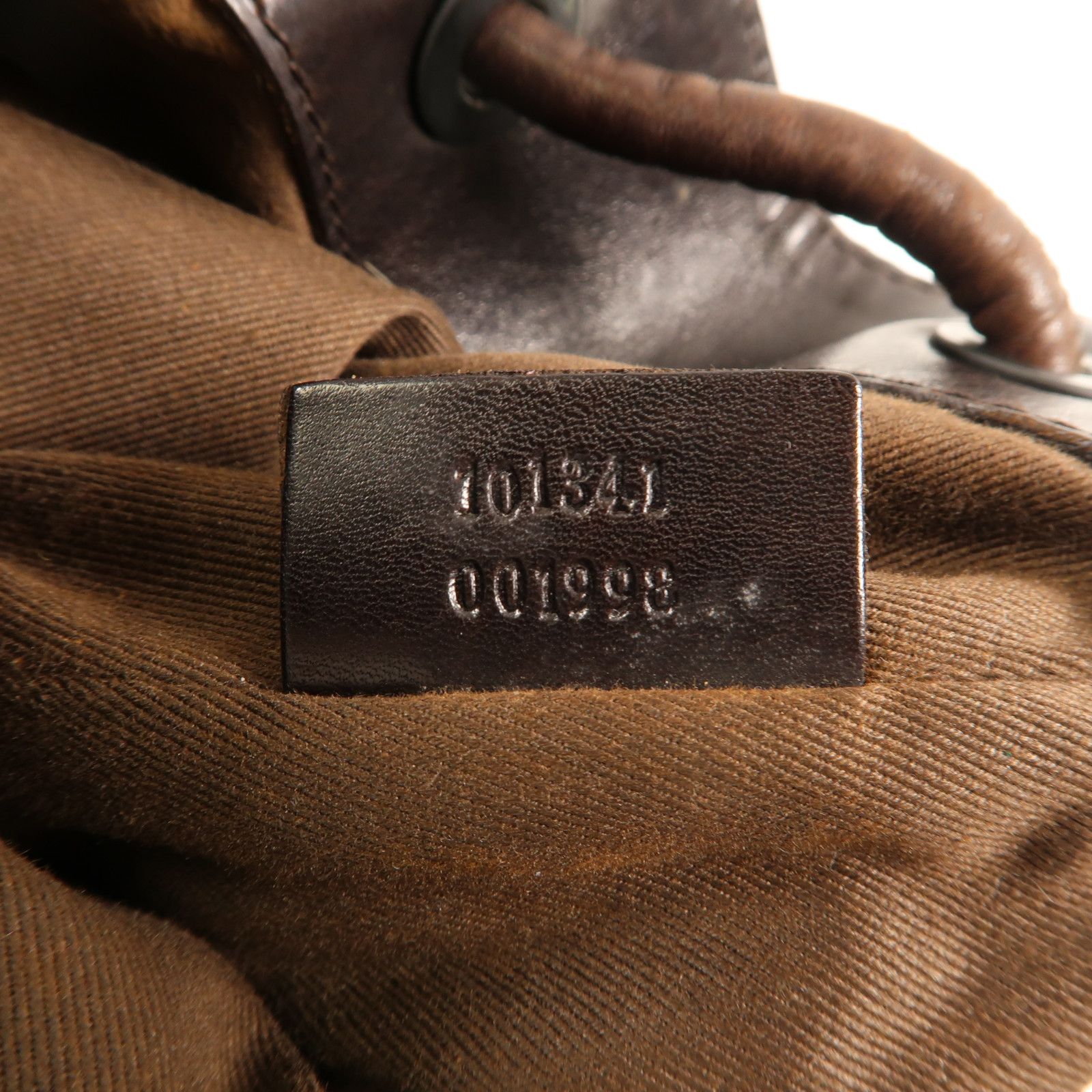 Gucci Canvas Shoulder Bag Brown Canvas 101841