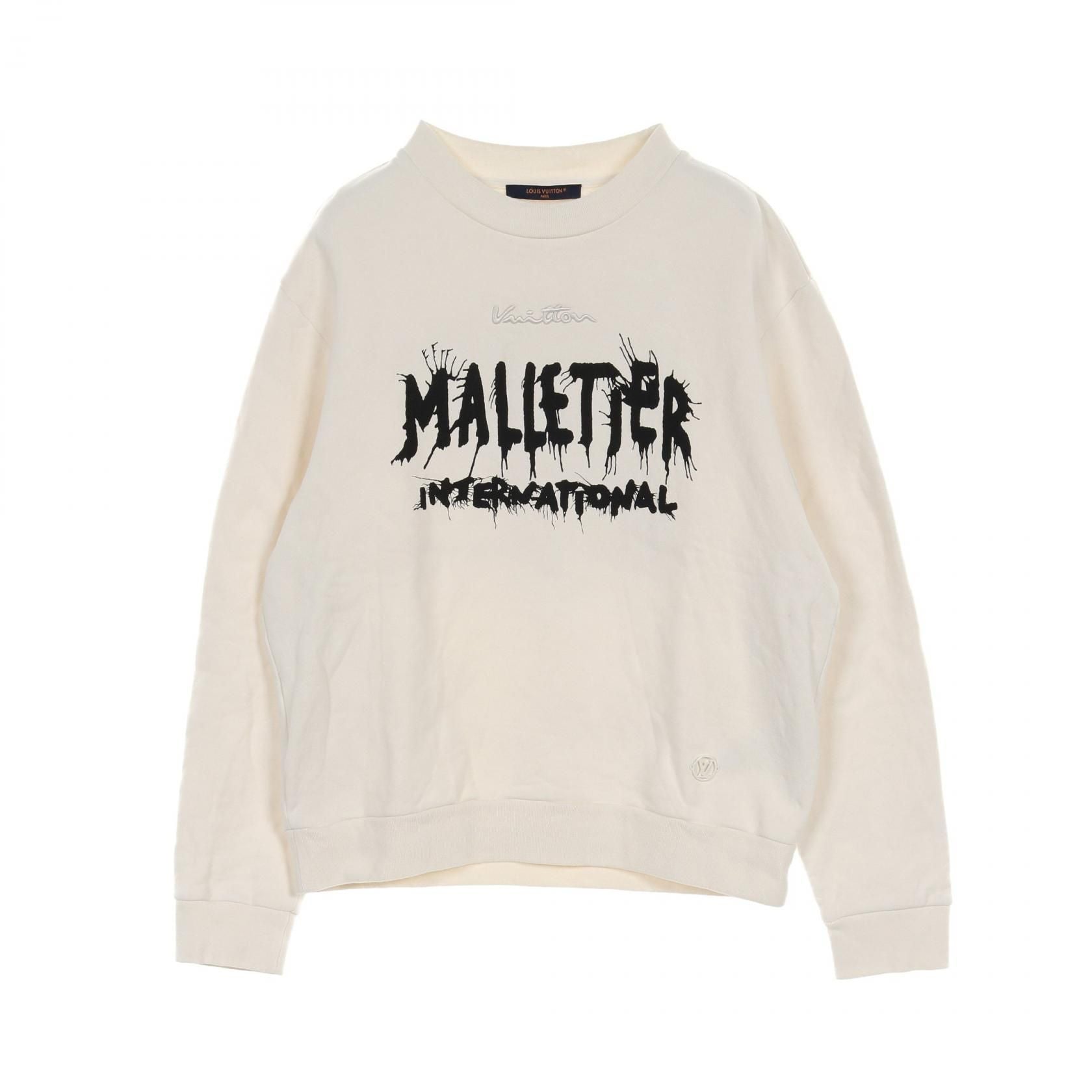 Louis Vuitton Sweat Shirts Rm 241m Ihn Hqy 23w Cotton White Black Mens L