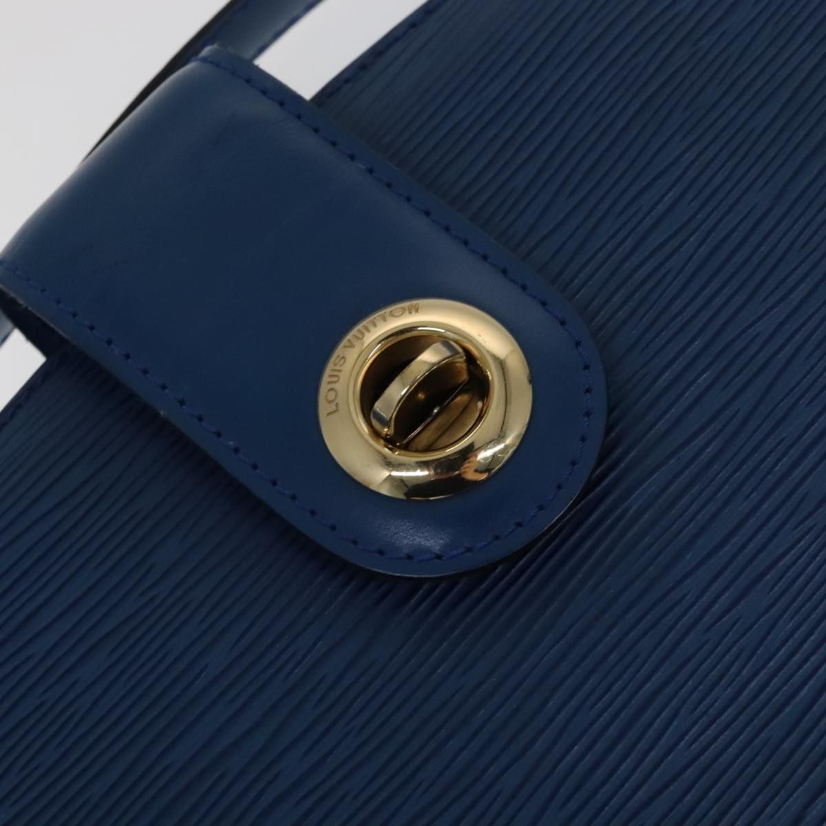 Louis Vuitton Epi Capuchin Shoulder Bag Blue M 52345 Lv Auth