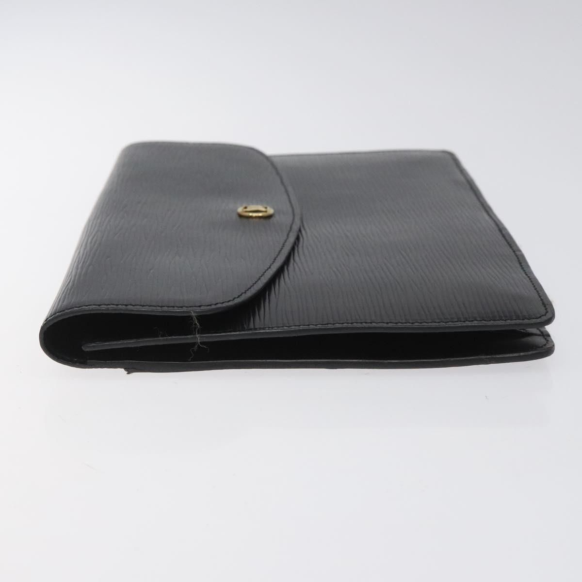 Louis Vuitton Epi Montaigne 27 Clutch Bag Black M 52652 Lv Auth