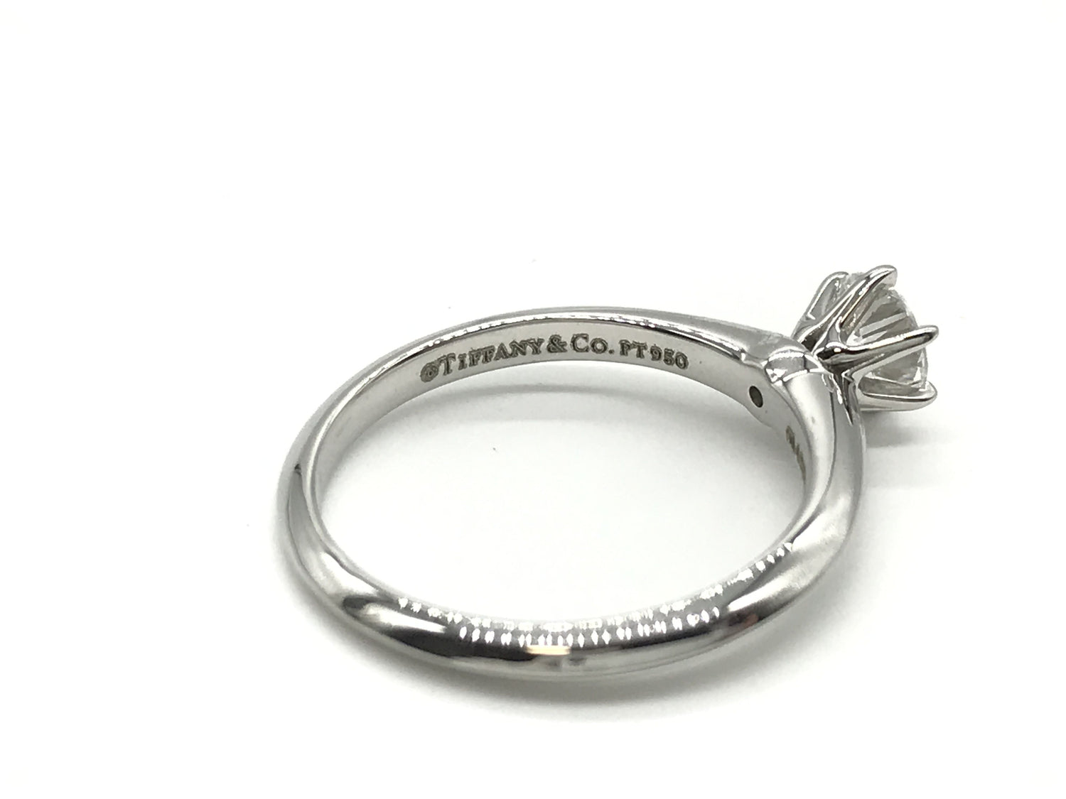 Tiffany & Co. Solitaire .45ct Pt950 34g Ring