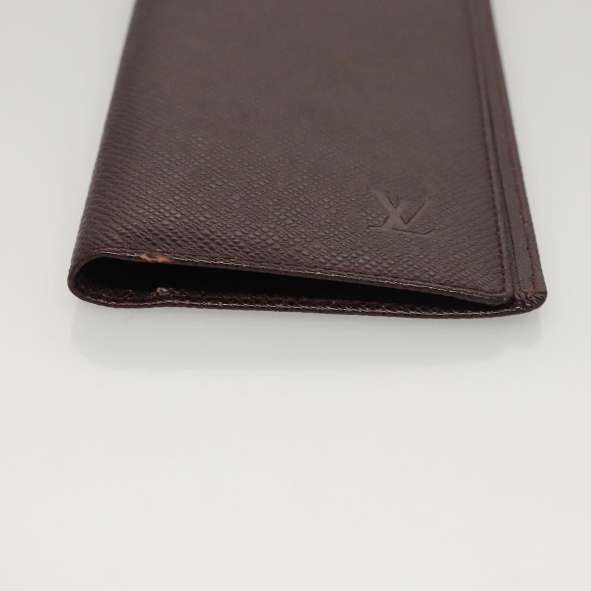 Louis Vuitton Taiga Agenda Posh Day Planner Cover Acajou R 20415 Lv Auth