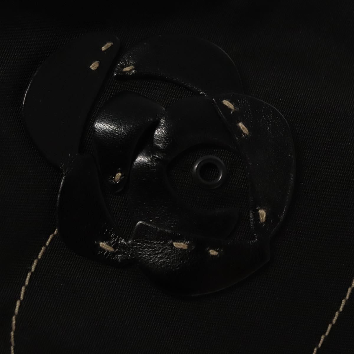 Prada Shoulder Bag Nylon Black Auth