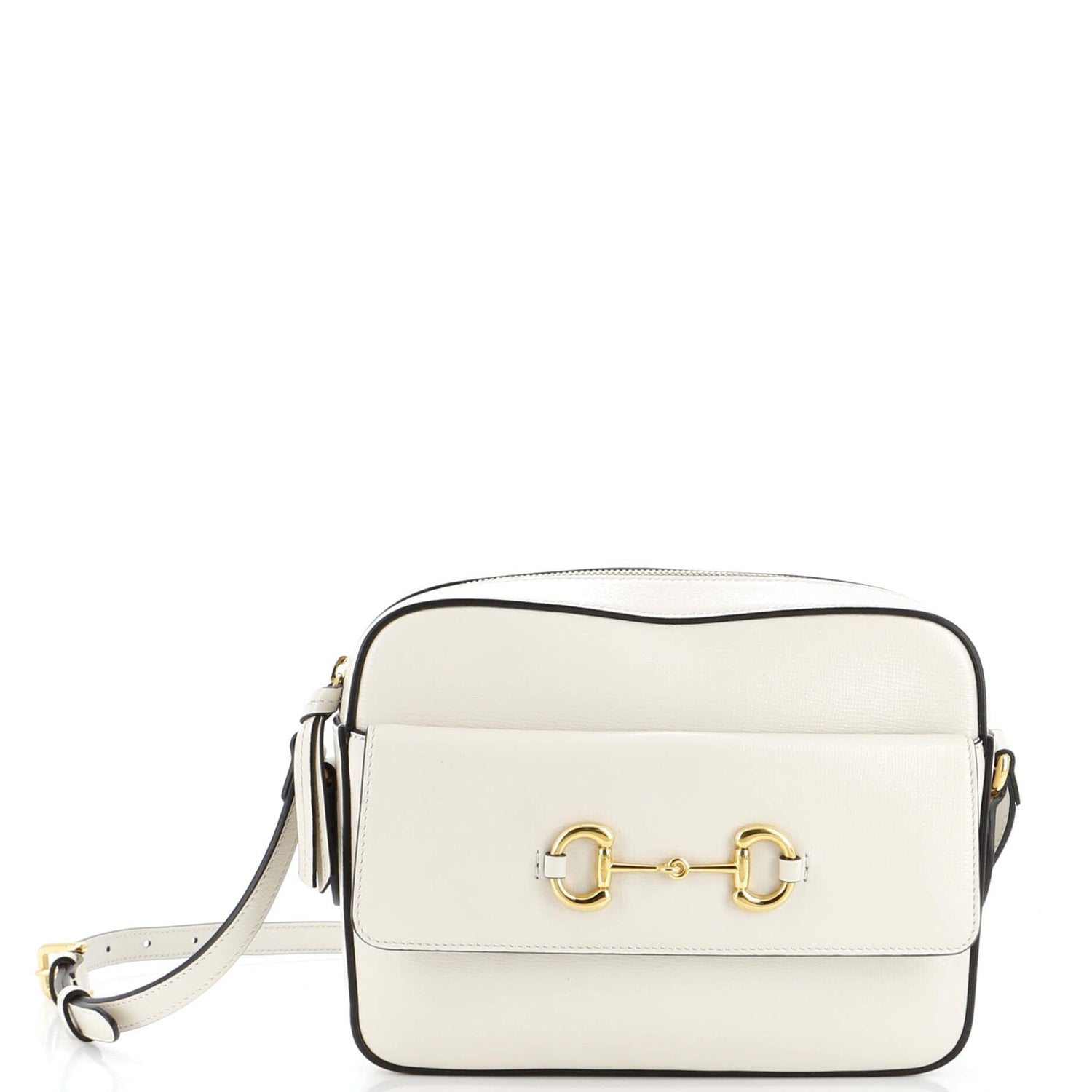 Gucci Horsebit 1955 Flap Pocket Camera Bag Leather Small