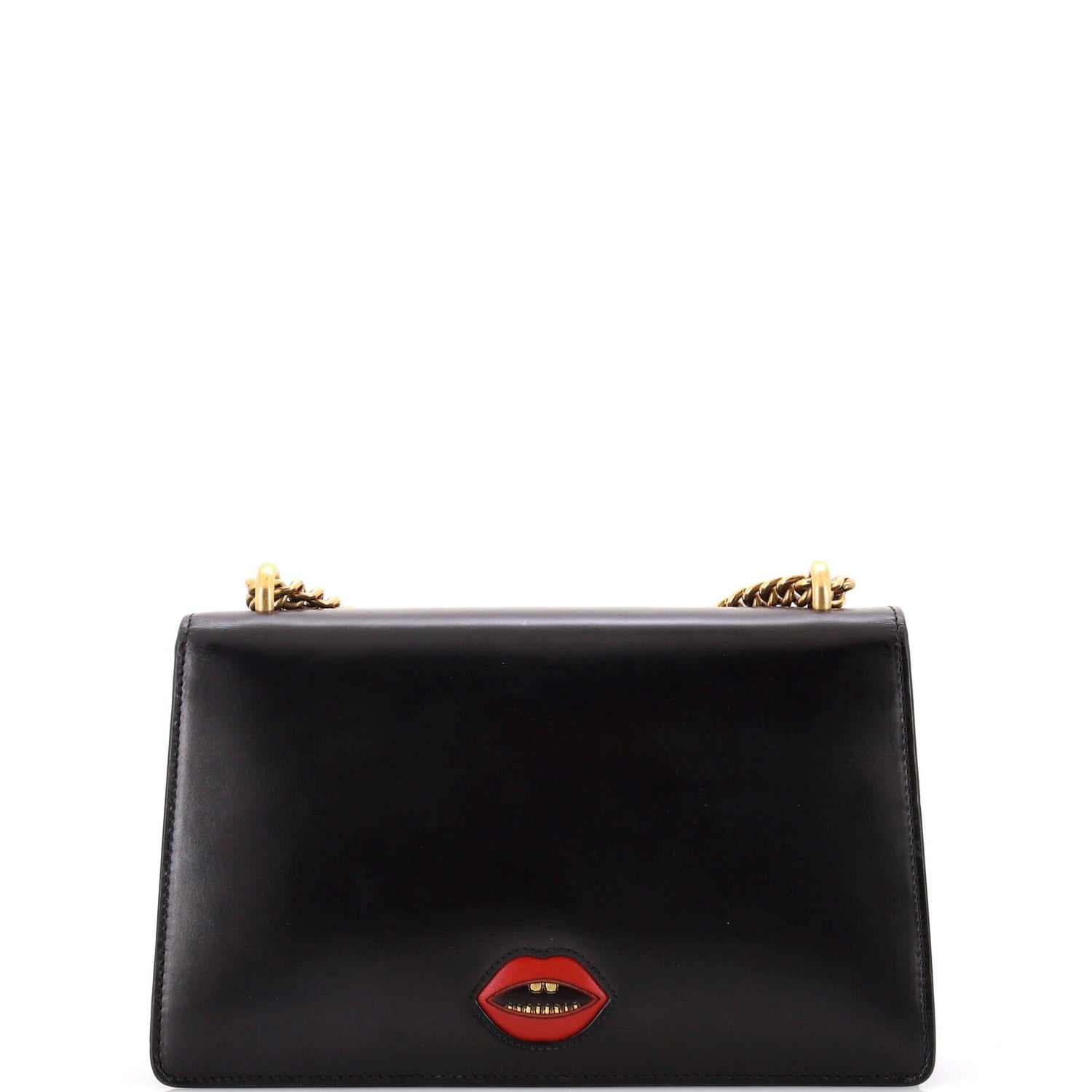 Gucci Marmont Chain Shoulder Bag Patchwork Leather Medium