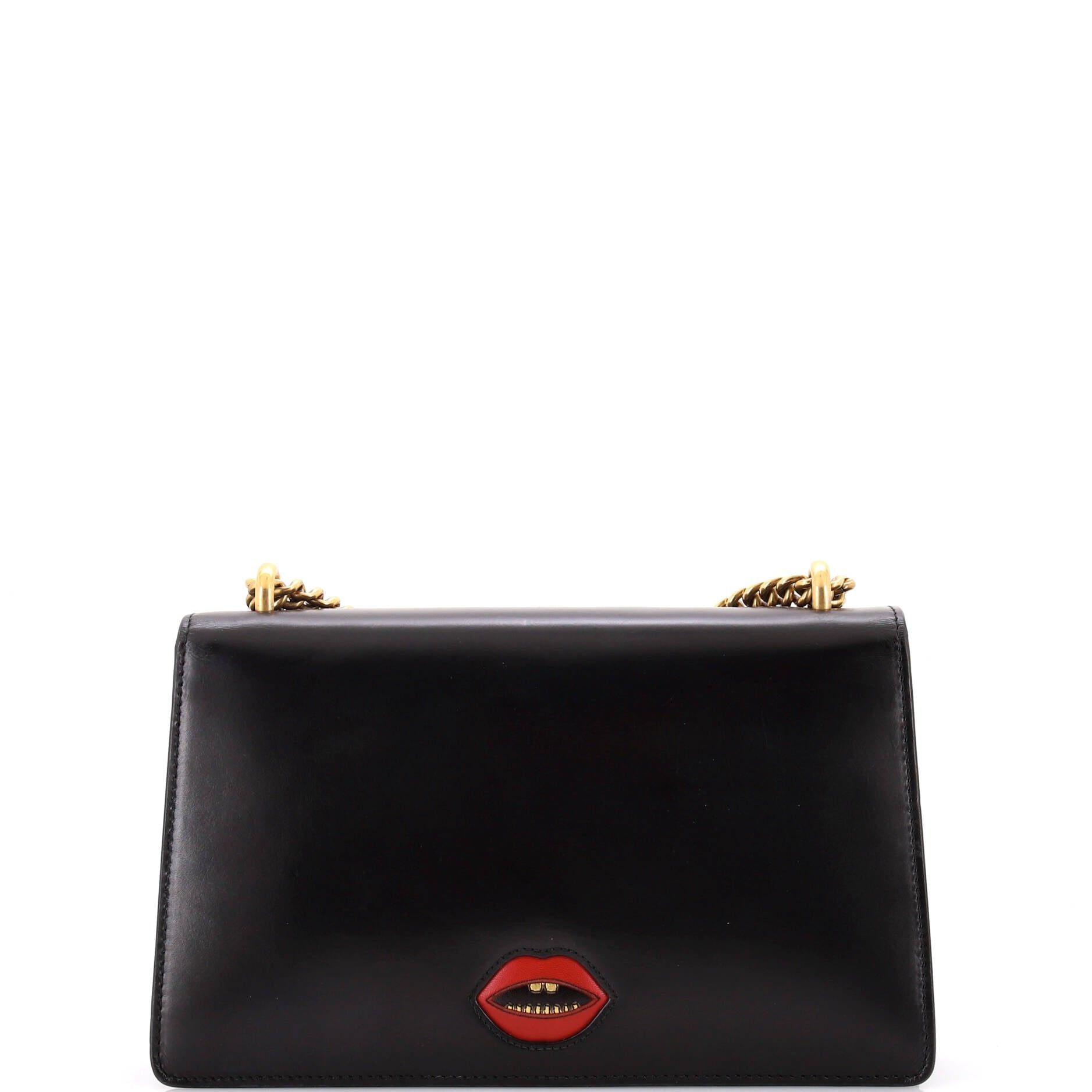 Gucci Marmont Chain Shoulder Bag Patchwork Leather Medium