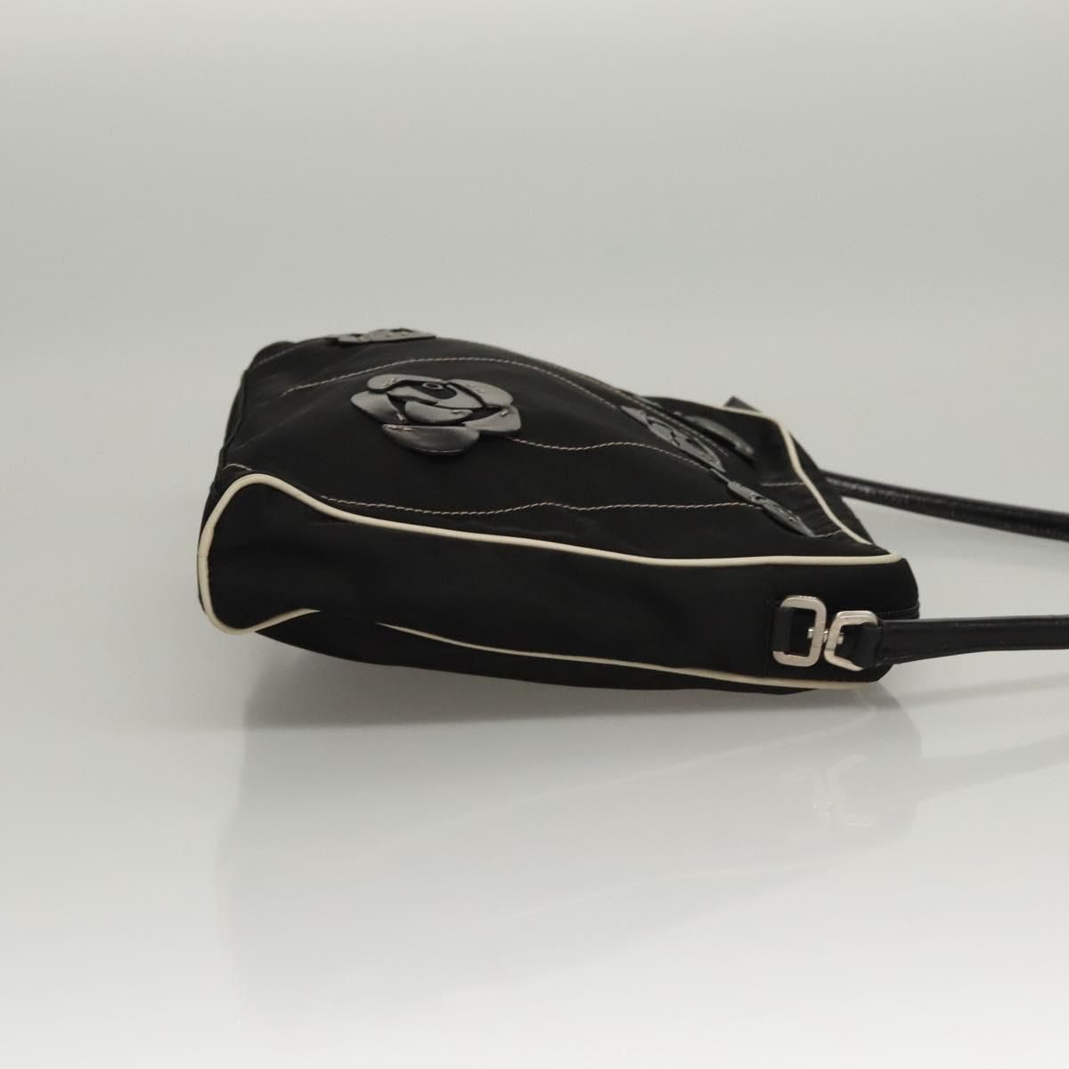 Prada Shoulder Bag Nylon Black Auth