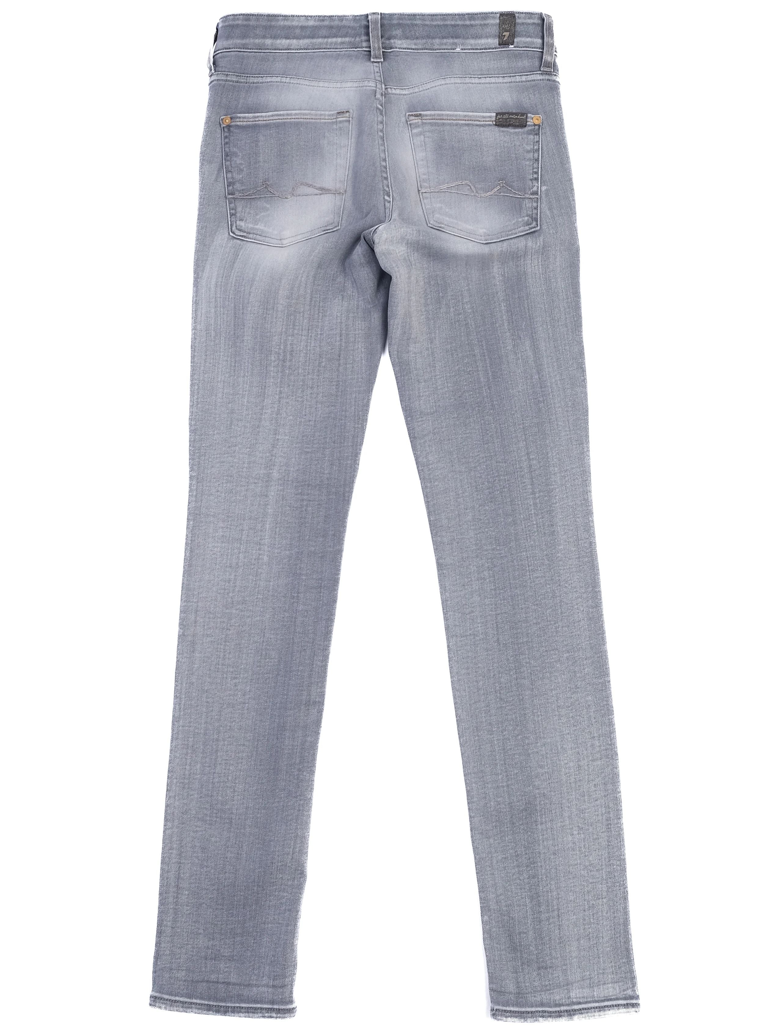 Excellent For All 7 Mankind Gray Jeans Women&