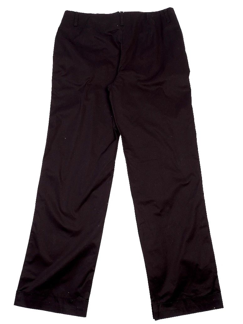 Excellent Moschino Black Cotton Pants Size L for Women