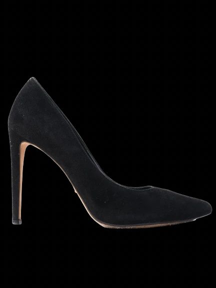 Excellent Sergio Rossi Black Leather High-Heeled Stiletto Shoes