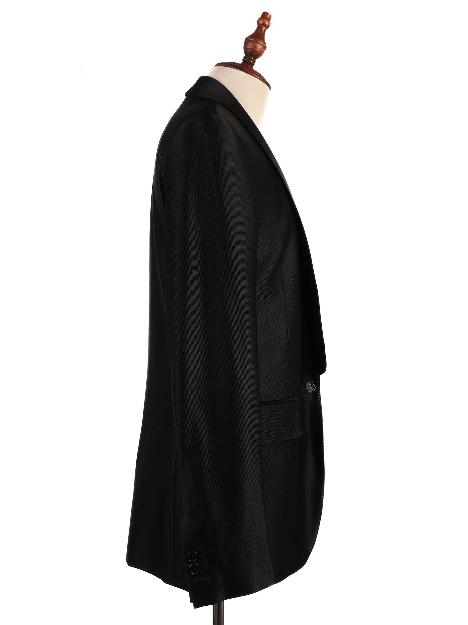 Excellent Bikkembergs Black Tuxedo Jacket Satin Lapels Size L