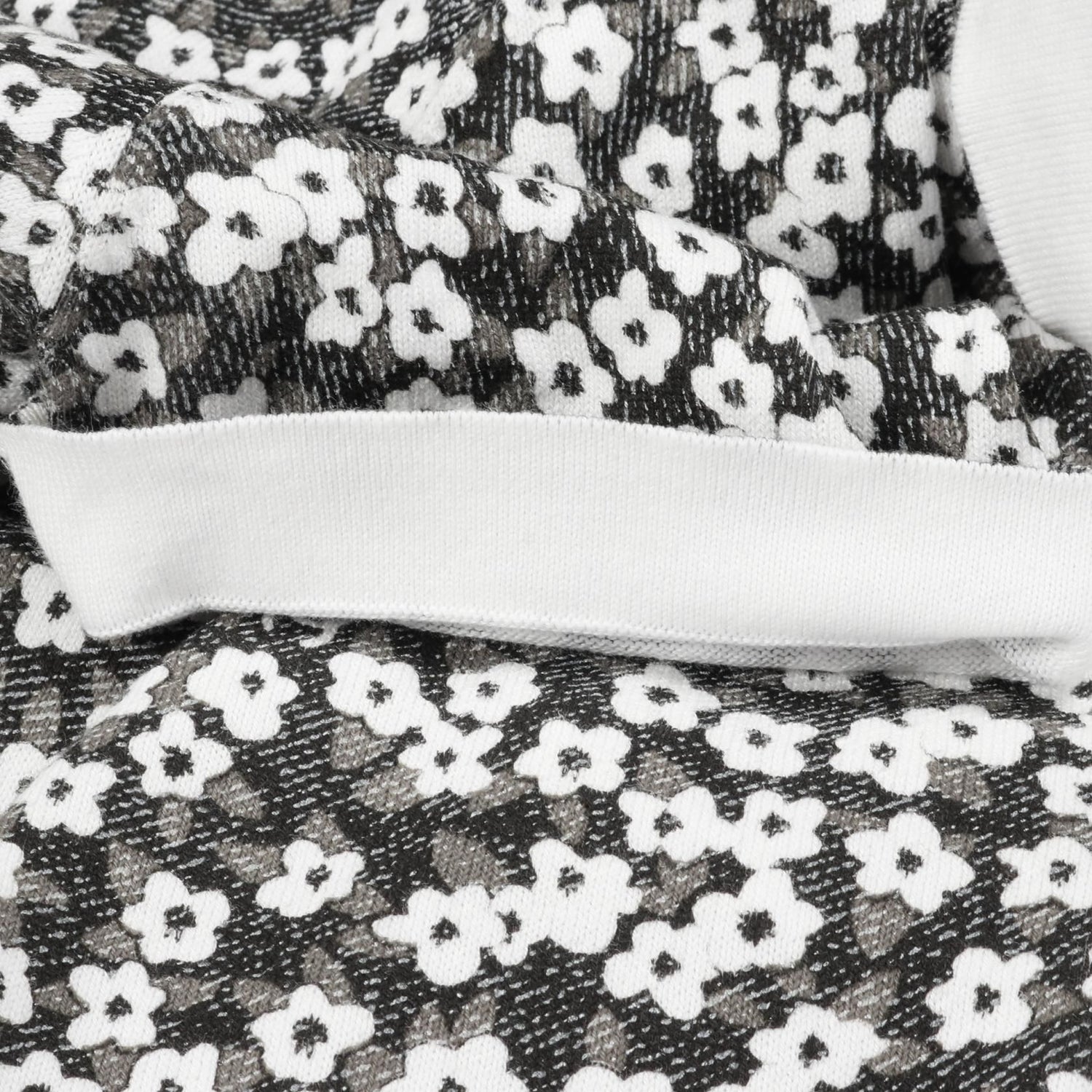 Chanel Gray White Coco Mark T-shirt Cotton P 77924