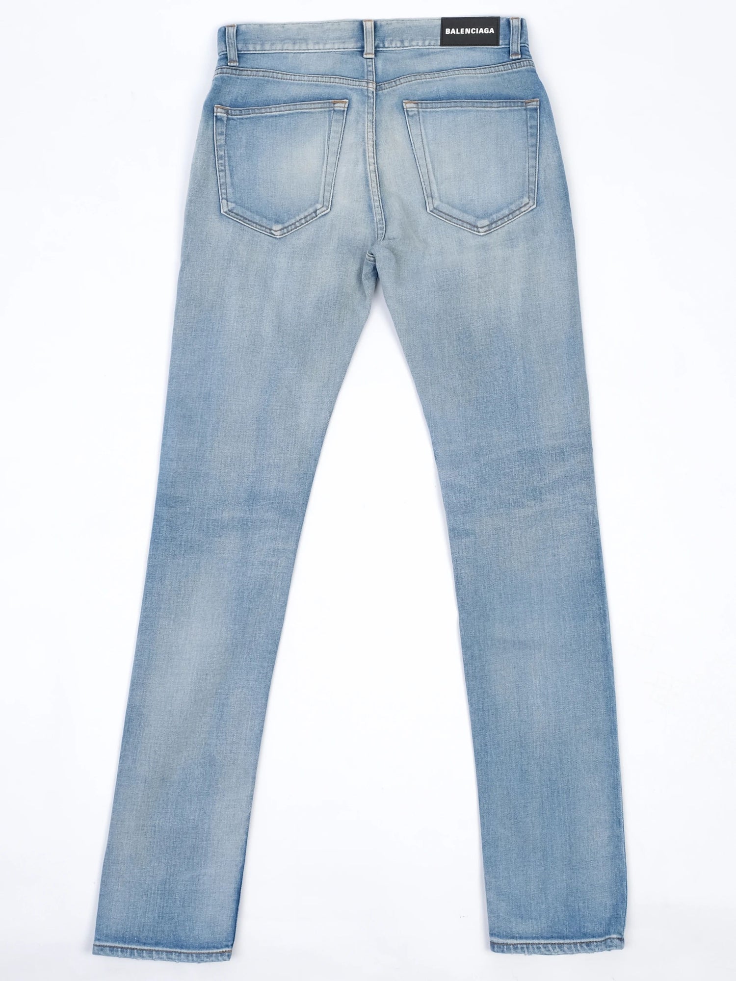 NEW Balenciaga Light Blue Jeans Cotton Size S for Women