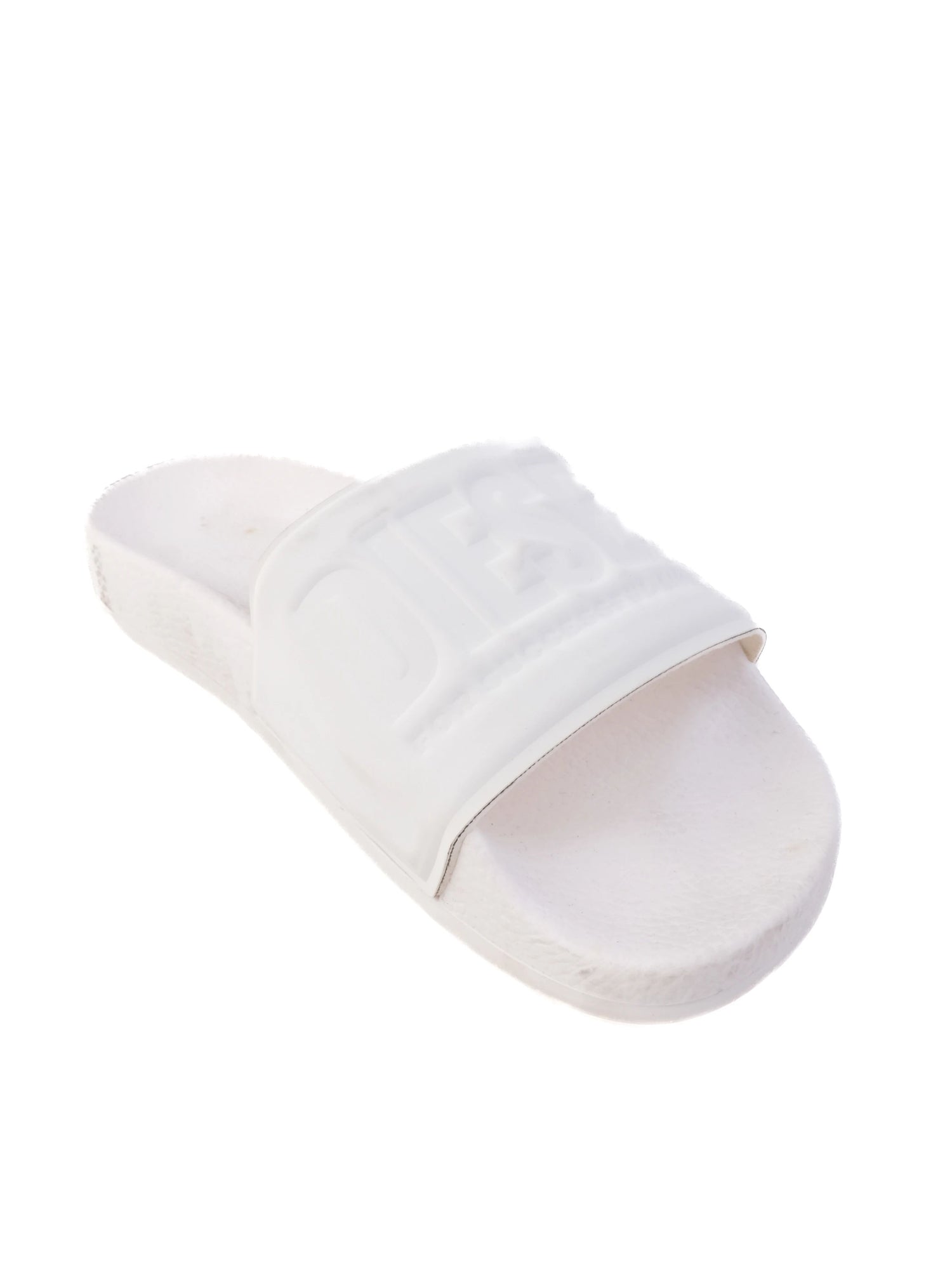 Excellent Diesel White Slide Sandals Women&