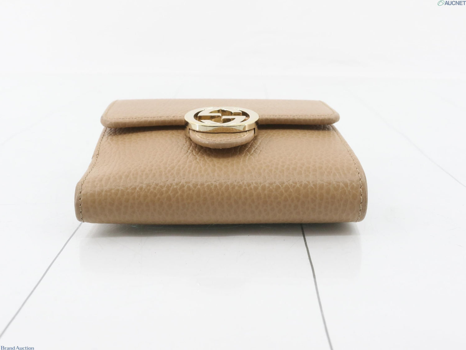 Gucci Interlocking Bi-fold Wallet Leather