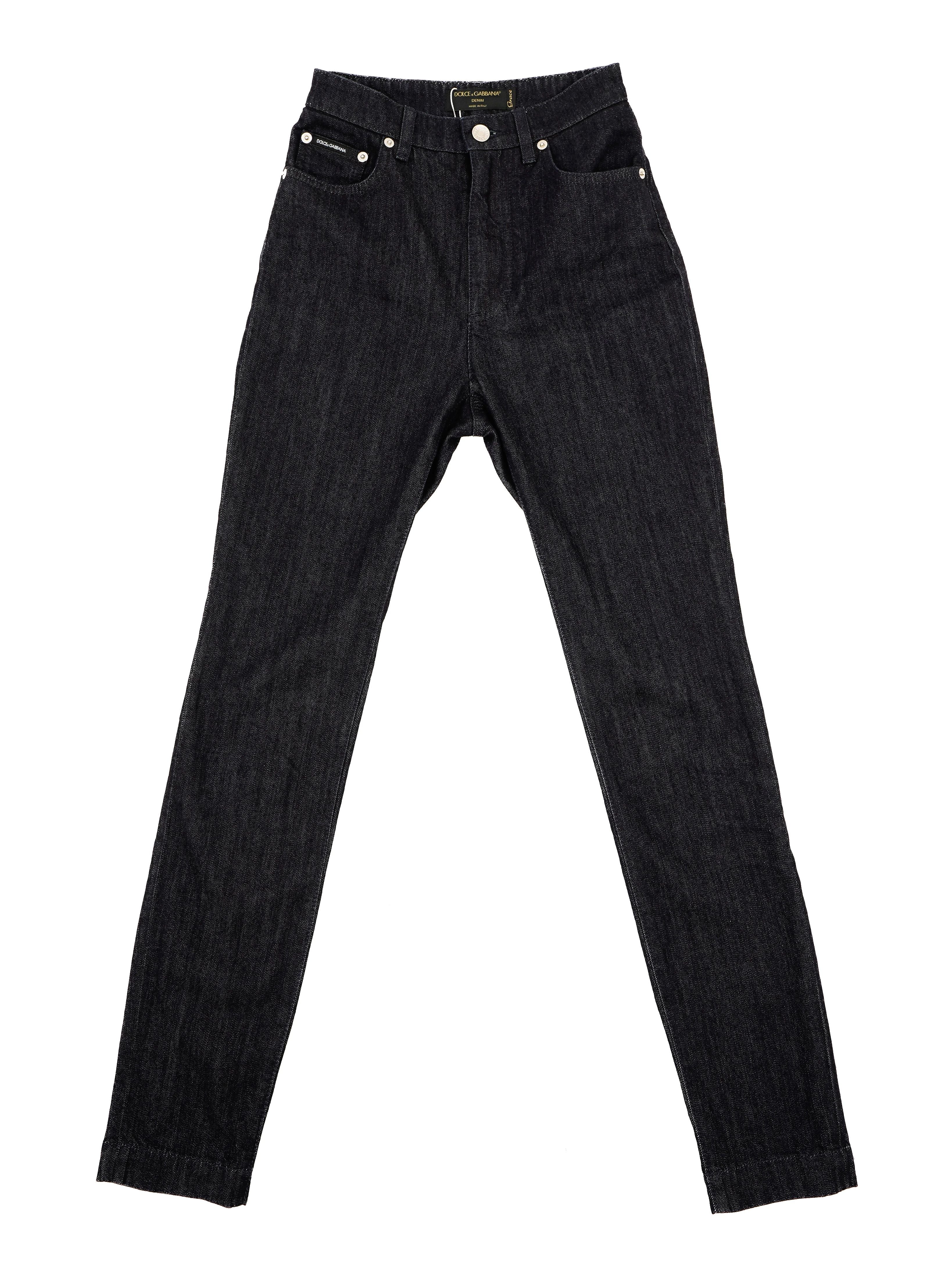 Perfect Dolce Gabbana Dark Denim Jeans Blue XS Women