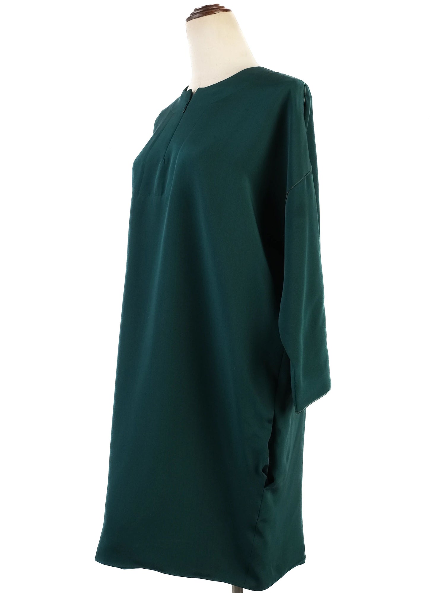 Celine Green Silk Dress Size M Excellent Condition WomenÕs Fashion