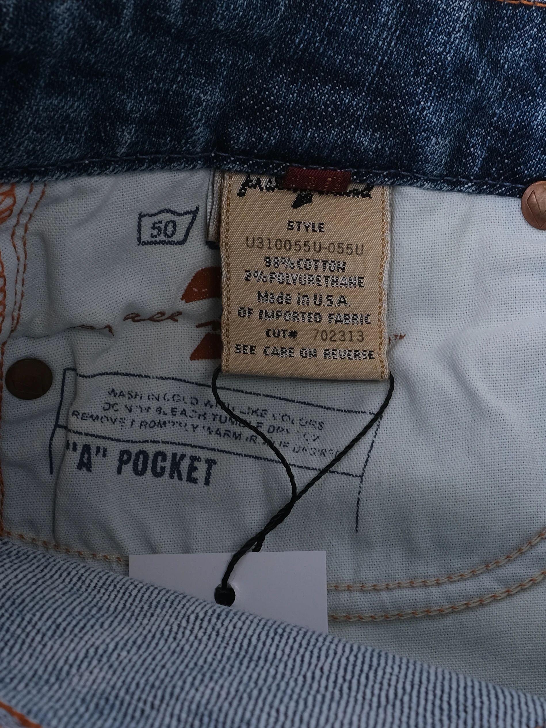 Excellent 7 For All Mankind Blue Denim Skirt Size M