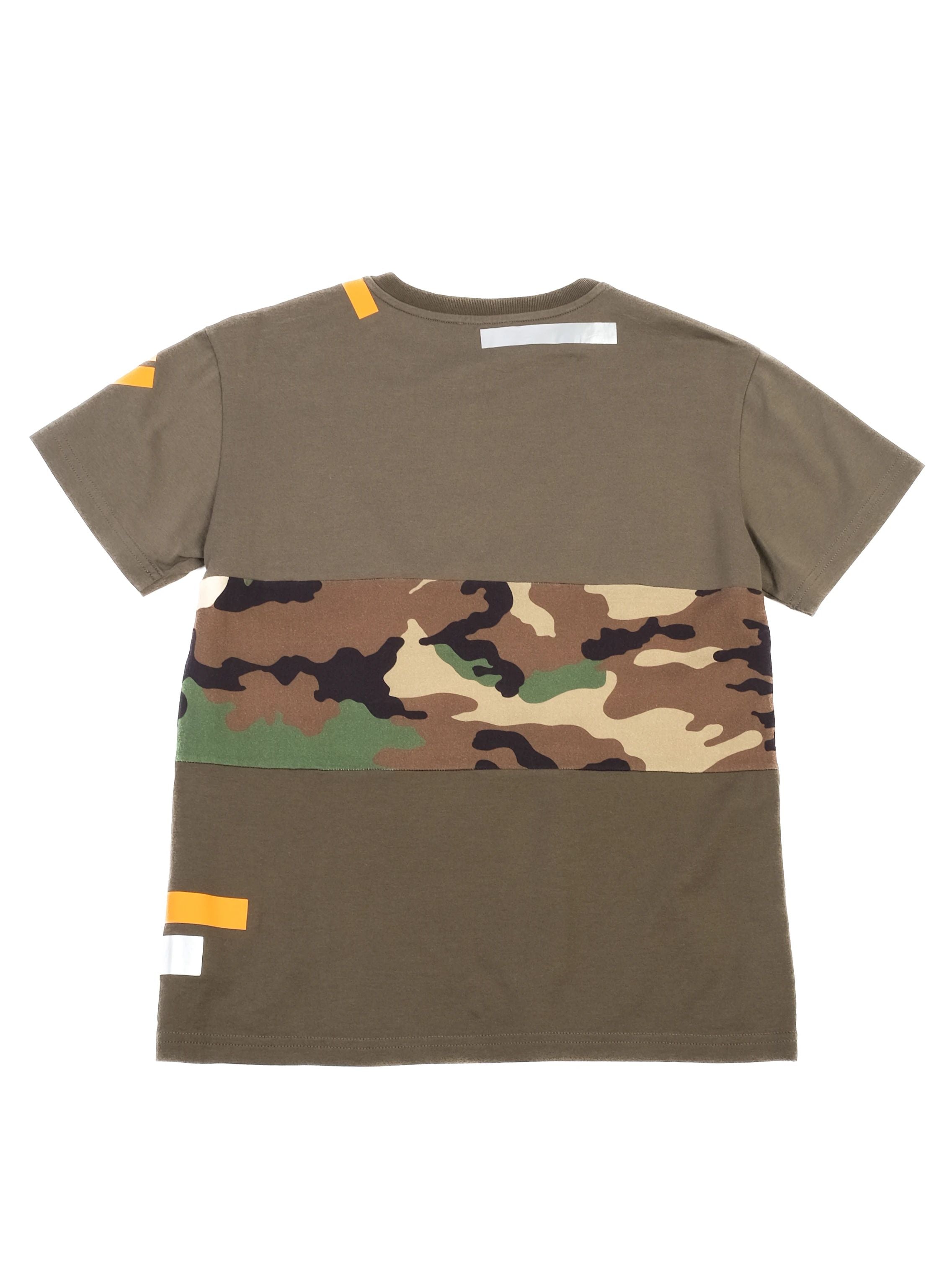 Excellent Dolce & Gabbana Kids Green Camouflage T-Shirt Size 10