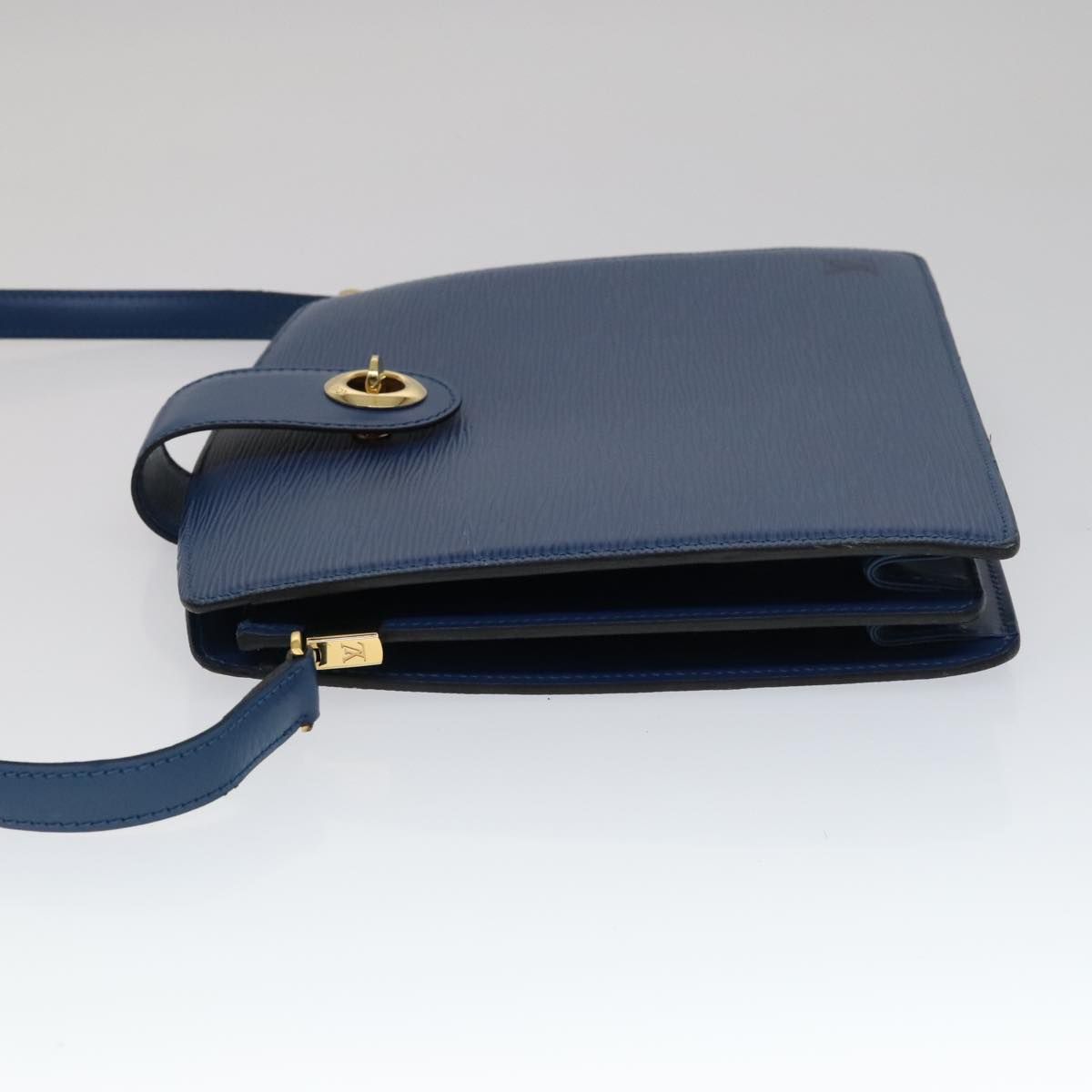 Louis Vuitton Epi Capuchin Shoulder Bag Blue M 52345 Lv Auth