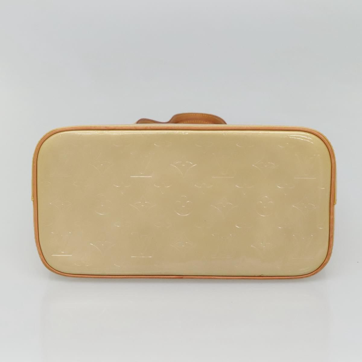 Louis Vuitton Vernis Houston Hand Bag Beige M 91004 Lv Auth