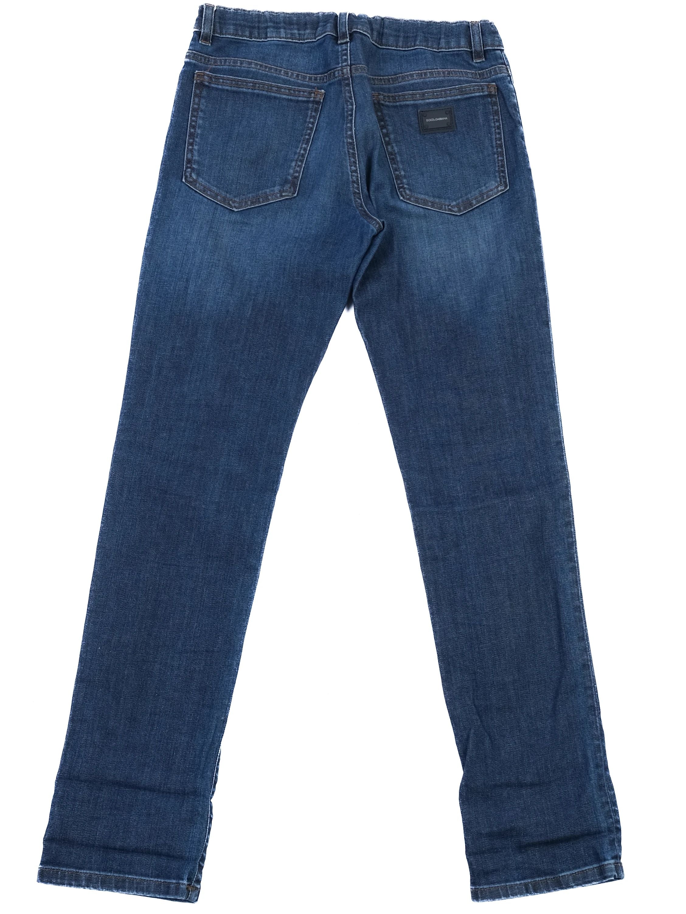 Excellent Dolce Gabbana Blue Jeans for Kids Size 12