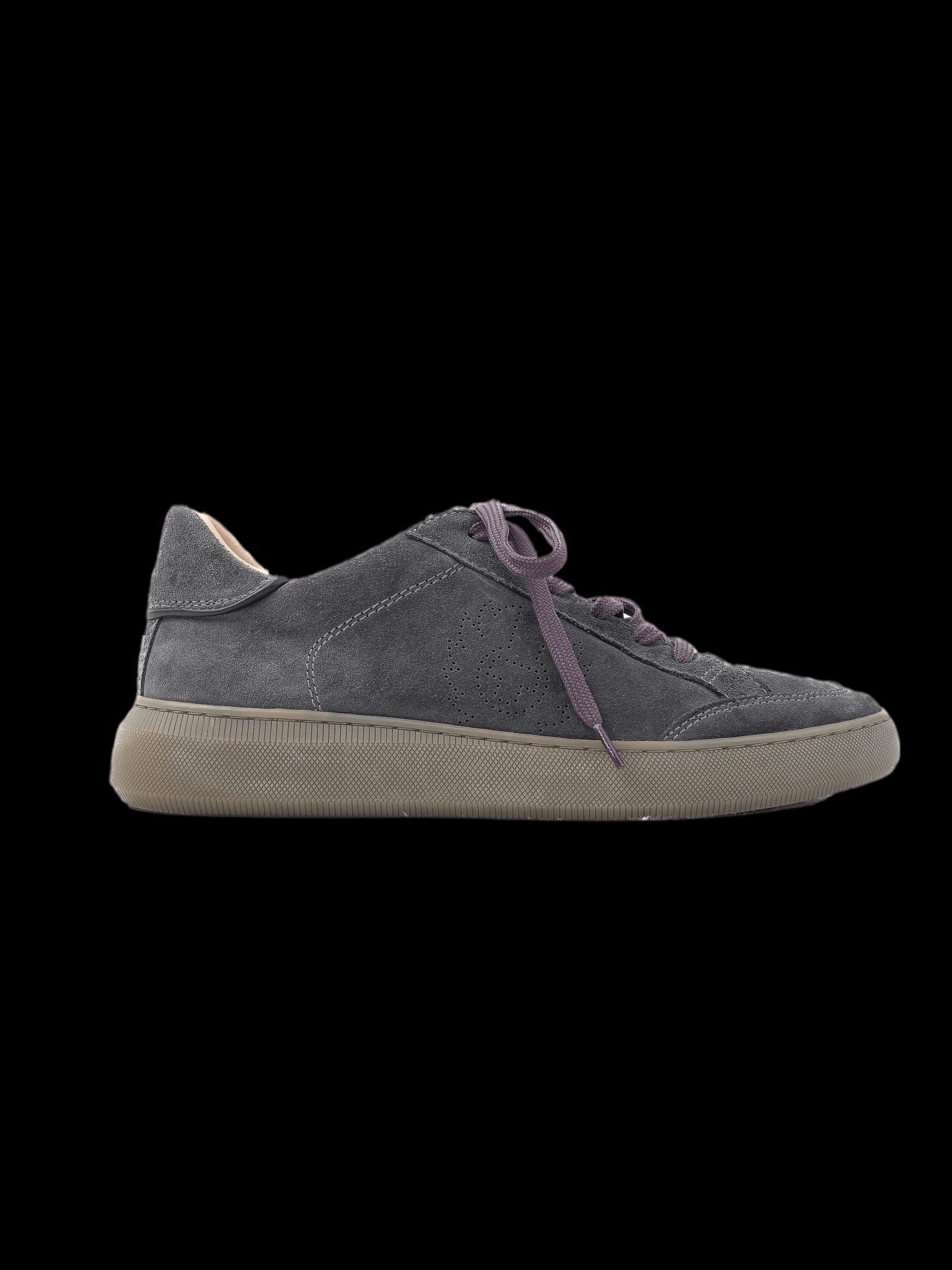 Perfect BELSTAFF Gray Leather Sneakers Size 42.5 for Men