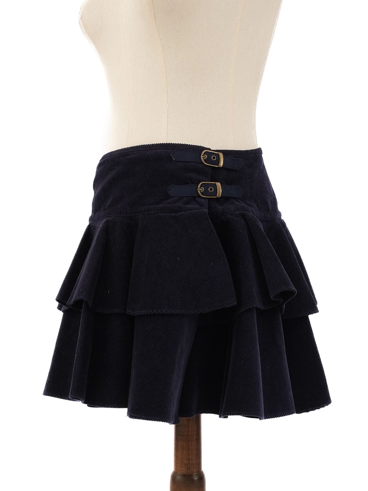 Perfect Ralph Lauren Blue Tiered Mini Skirt Size 14 for Kids