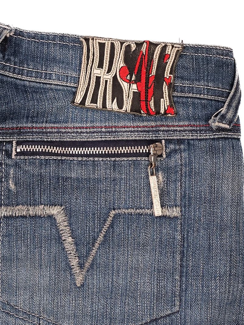 Excellent Versace Jeans Couture Blue Cotton Jeans Size M