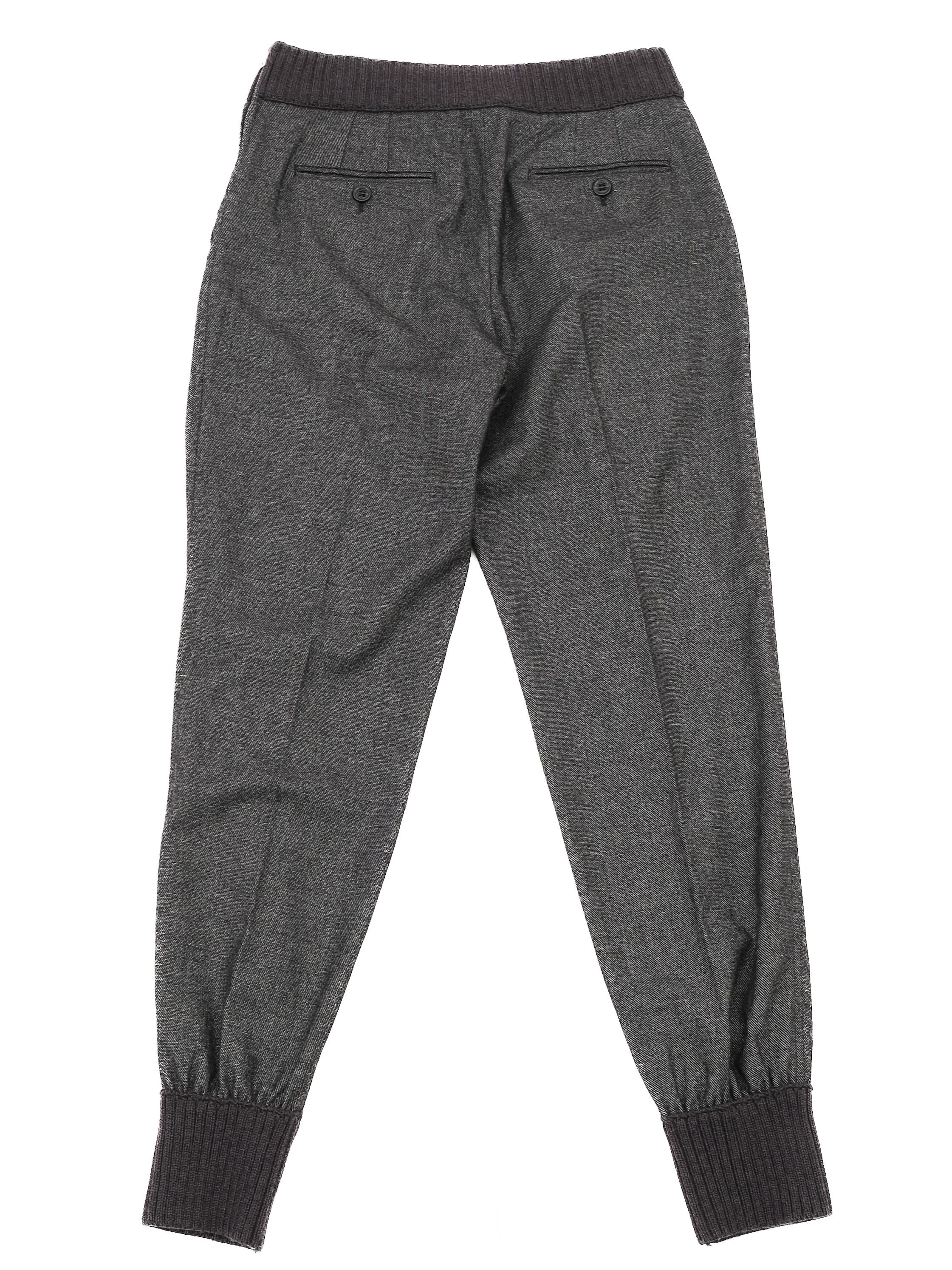 Excellent Dolce & Gabbana Gray Wool Jogger Pants Size S