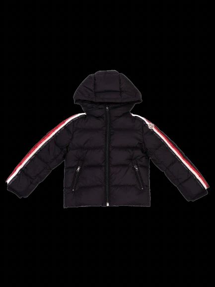 Good Moncler Blue Polyester Puffer Jacket Size 4 for Kids