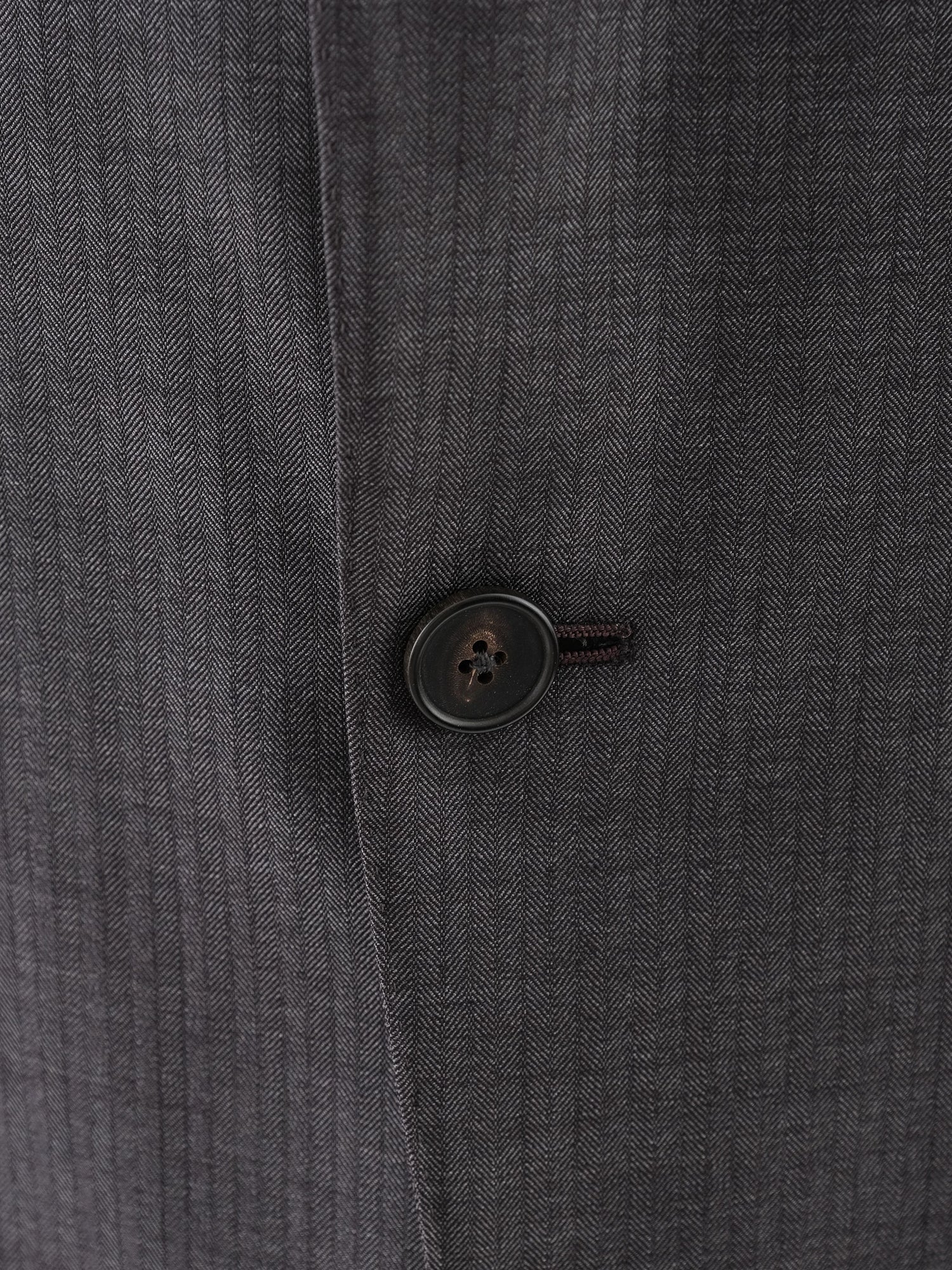 Excellent Ermenegildo Zegna Gray Wool Suit Jacket Size XL