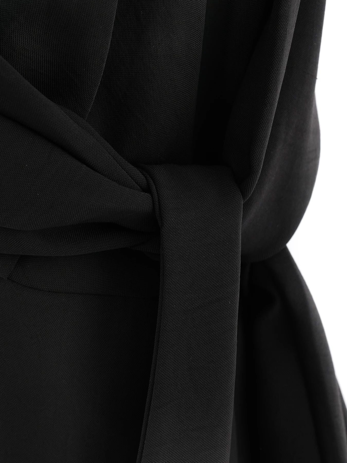 Excellent Cos Black Wrap Dress Size L Women&