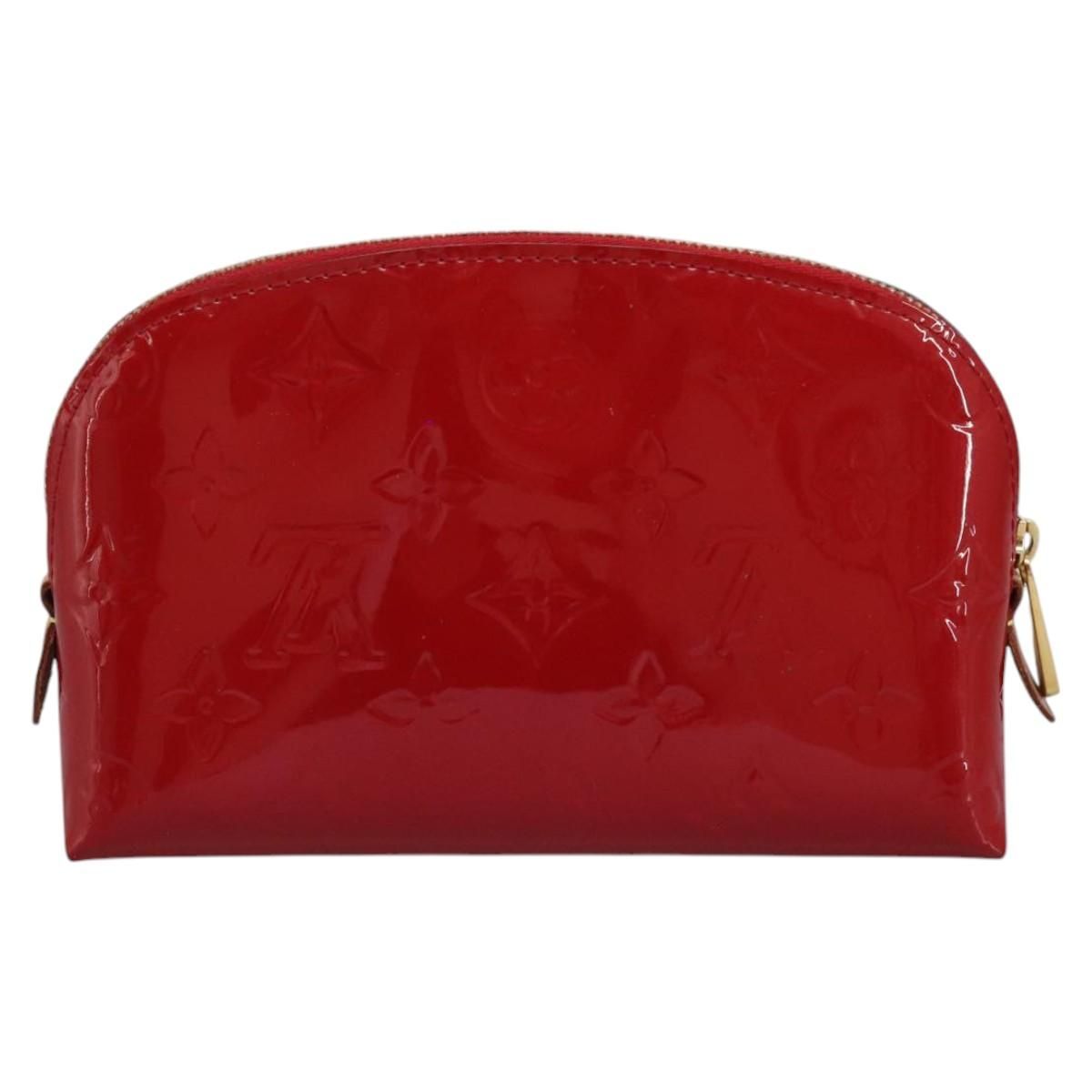 Louis Vuitton Vernis Pochette Cosmetic Pouch Slys M 90172 Lv Auth