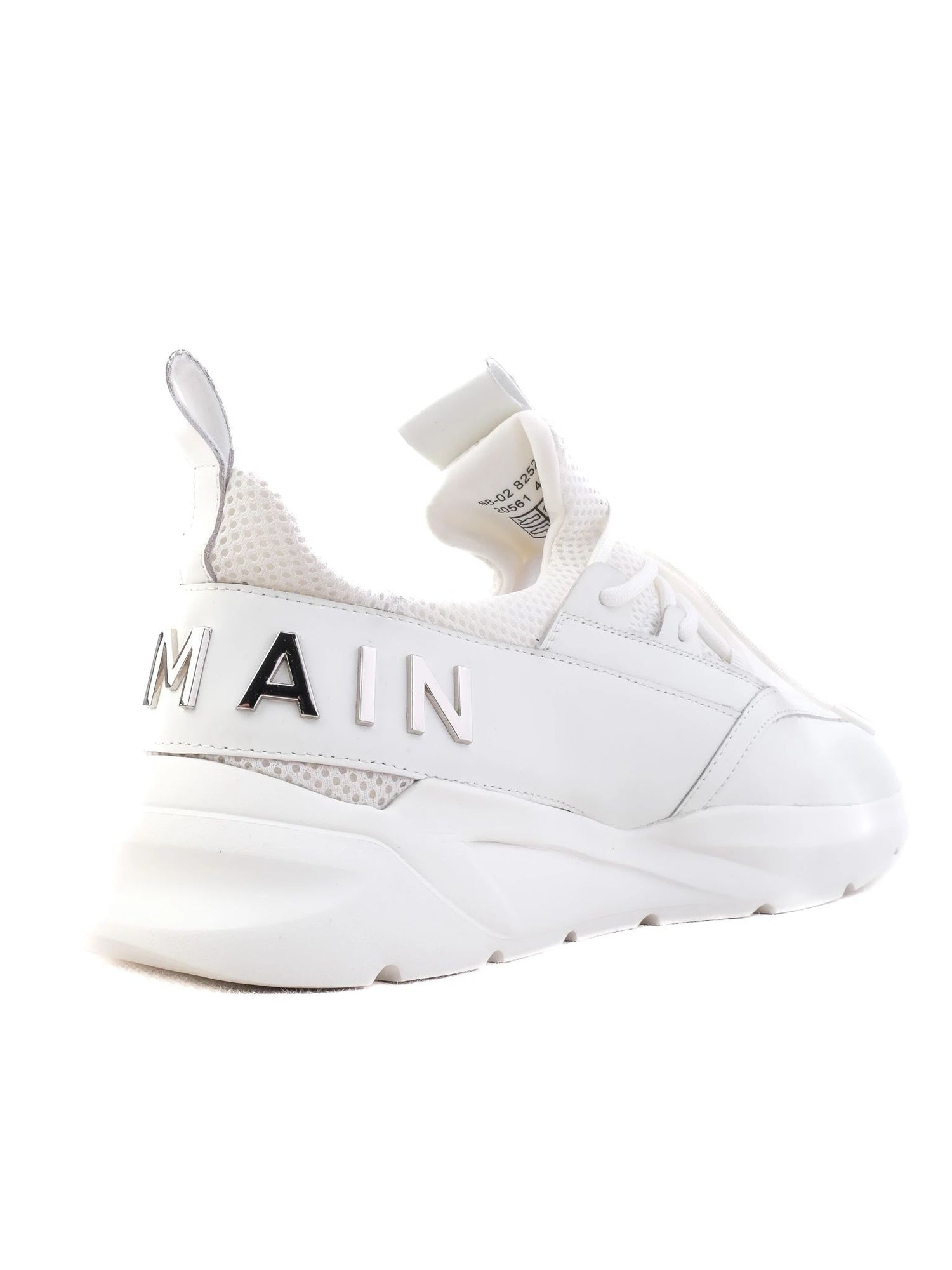 NEW Balmain White Leather Sneakers Size 43 with &