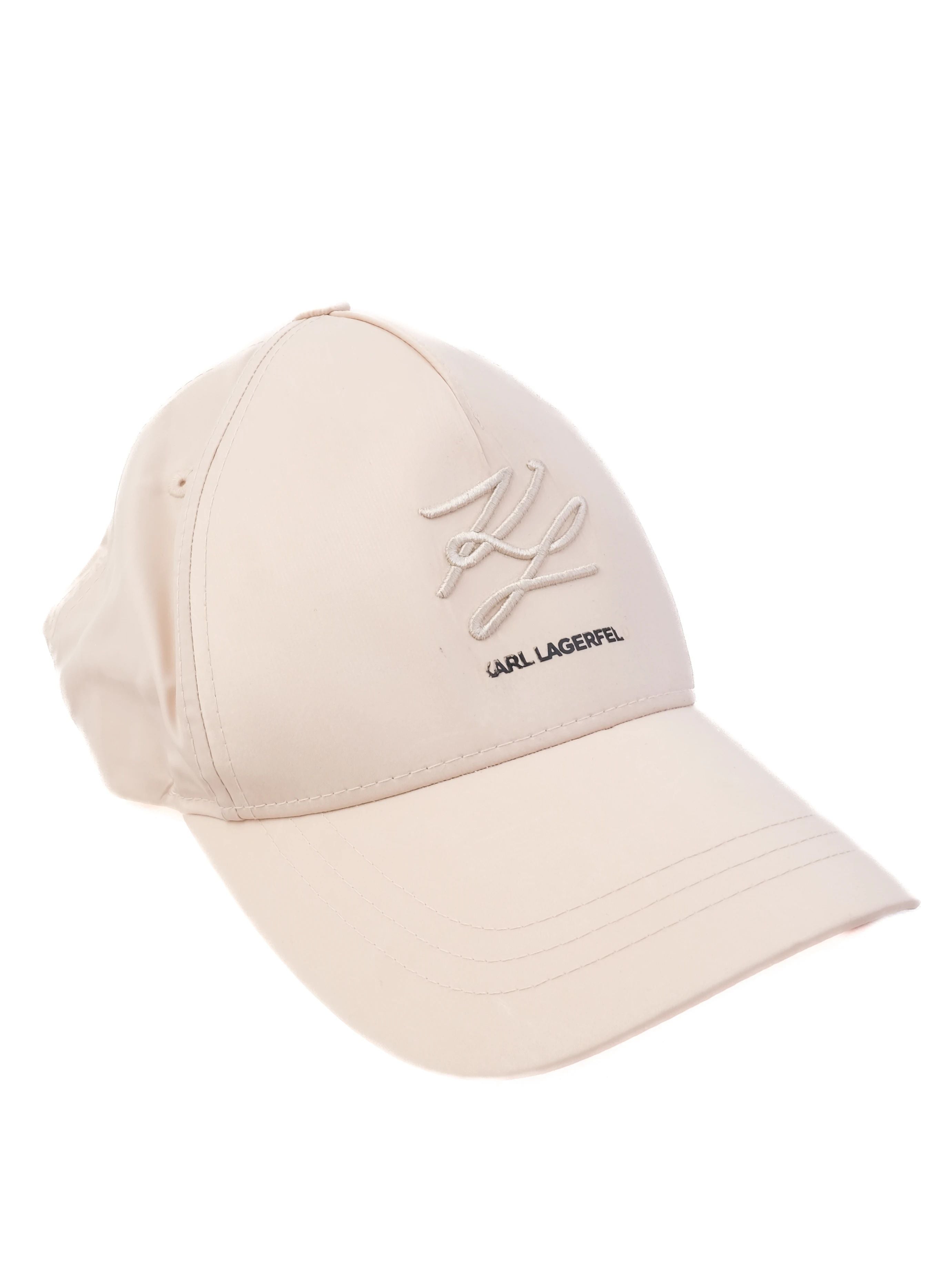 Good Karl Lagerfeld White Polyester Cap Size S