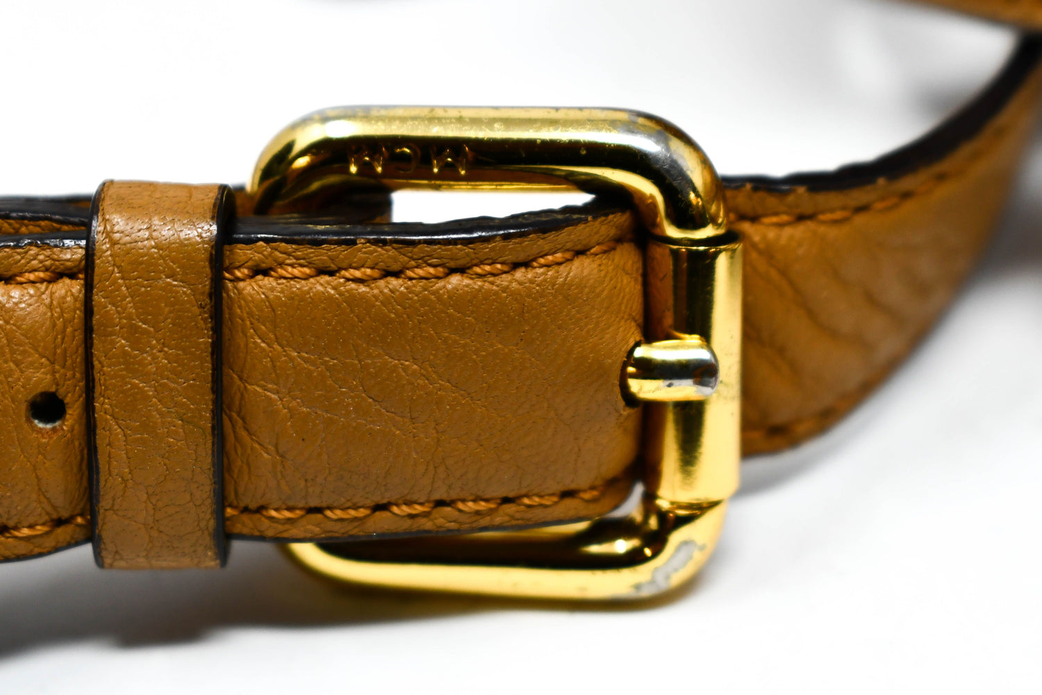 MCM 2Way Bag Cognac